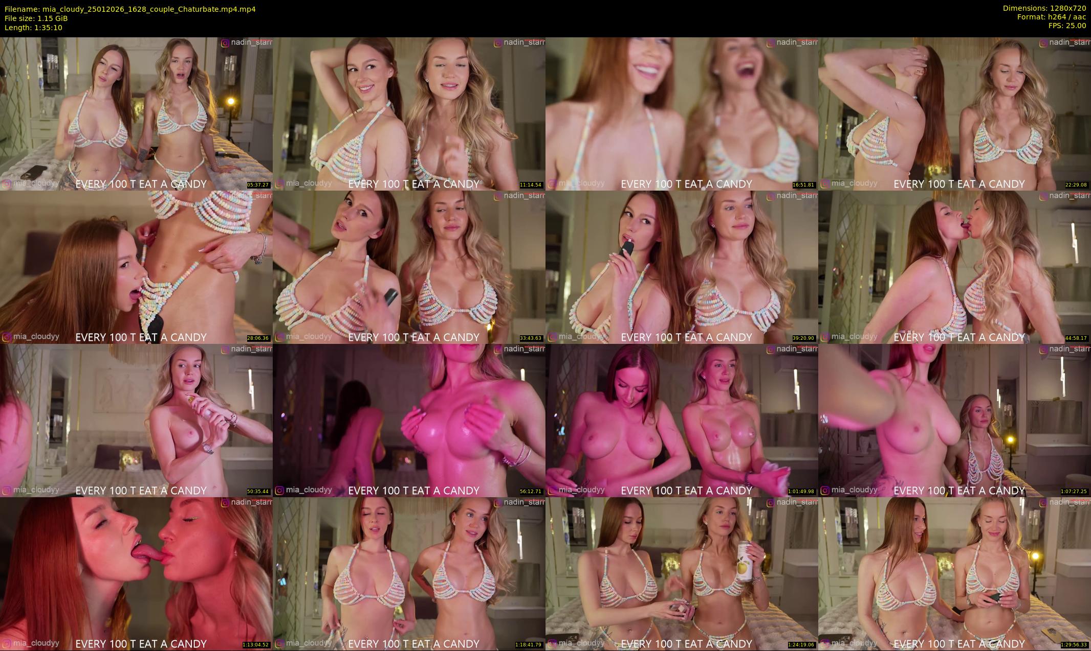mia_cloudy — 96 minute Chaturbate female cam show recording, 720p, Jan 25, 2026