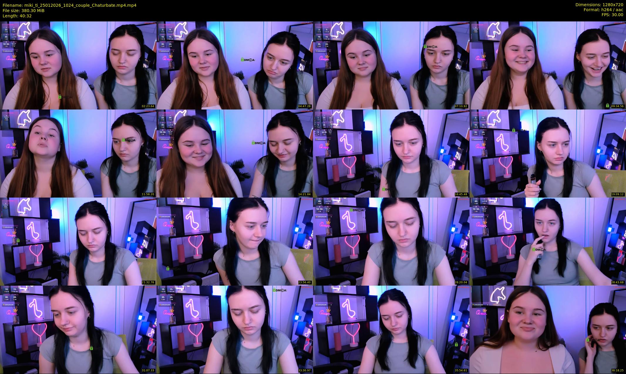 miki_ti — 41 minute Chaturbate female cam show recording, 720p, Jan 25, 2026