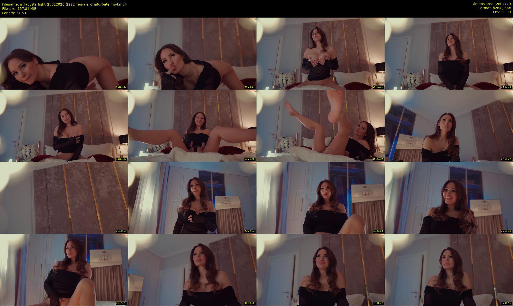 miladystarlight — 38 minute Chaturbate female cam show recording, 720p, Jan 25, 2026