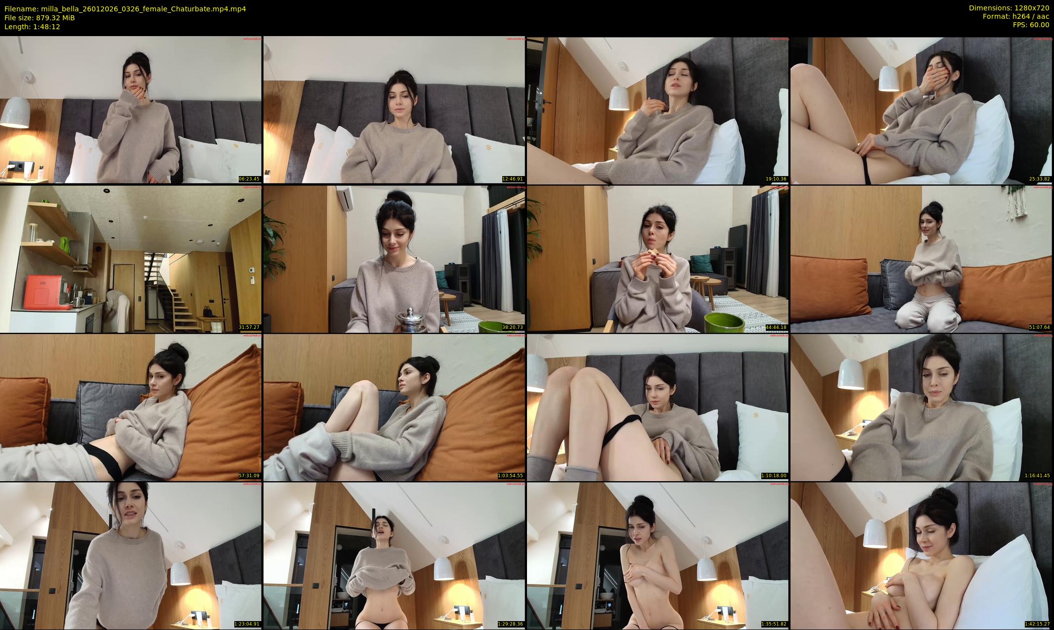 milla_bella — 109 minute Chaturbate female cam show recording, 720p, Jan 26, 2026