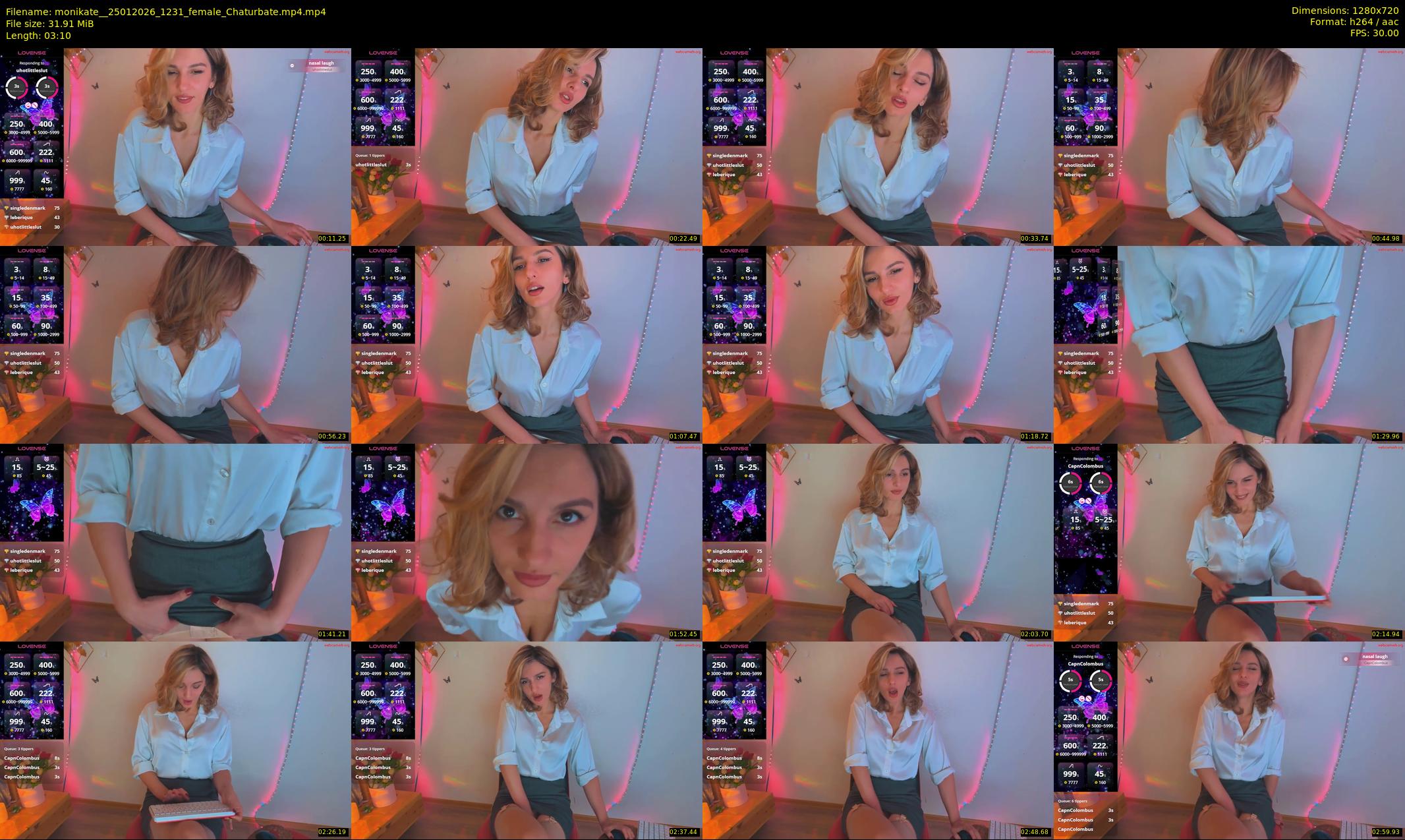 monikate_ — 4 minute Chaturbate couple cam show recording, 720p, Jan 25, 2026