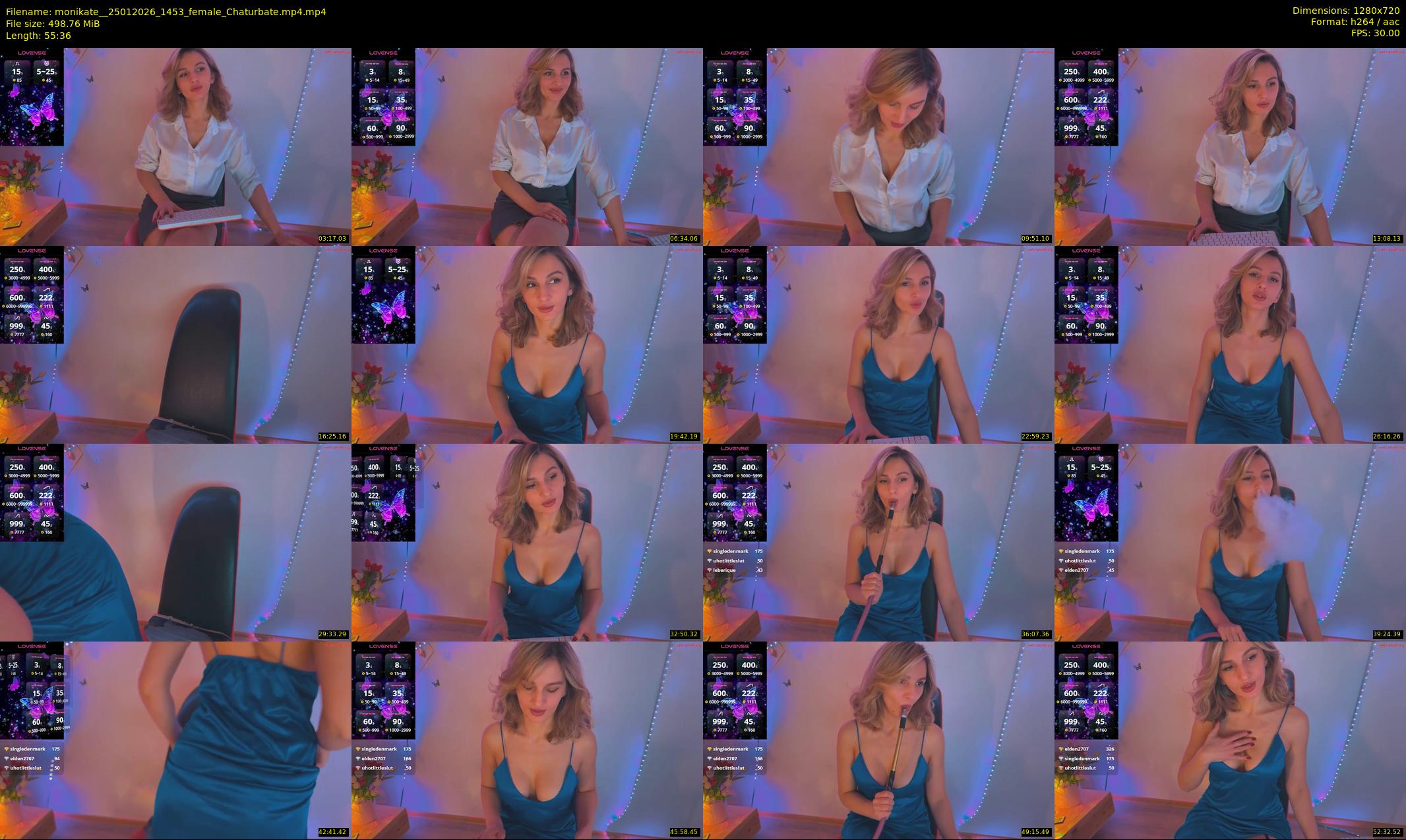monikate_ — 56 minute Chaturbate couple cam show recording, 720p, Jan 25, 2026
