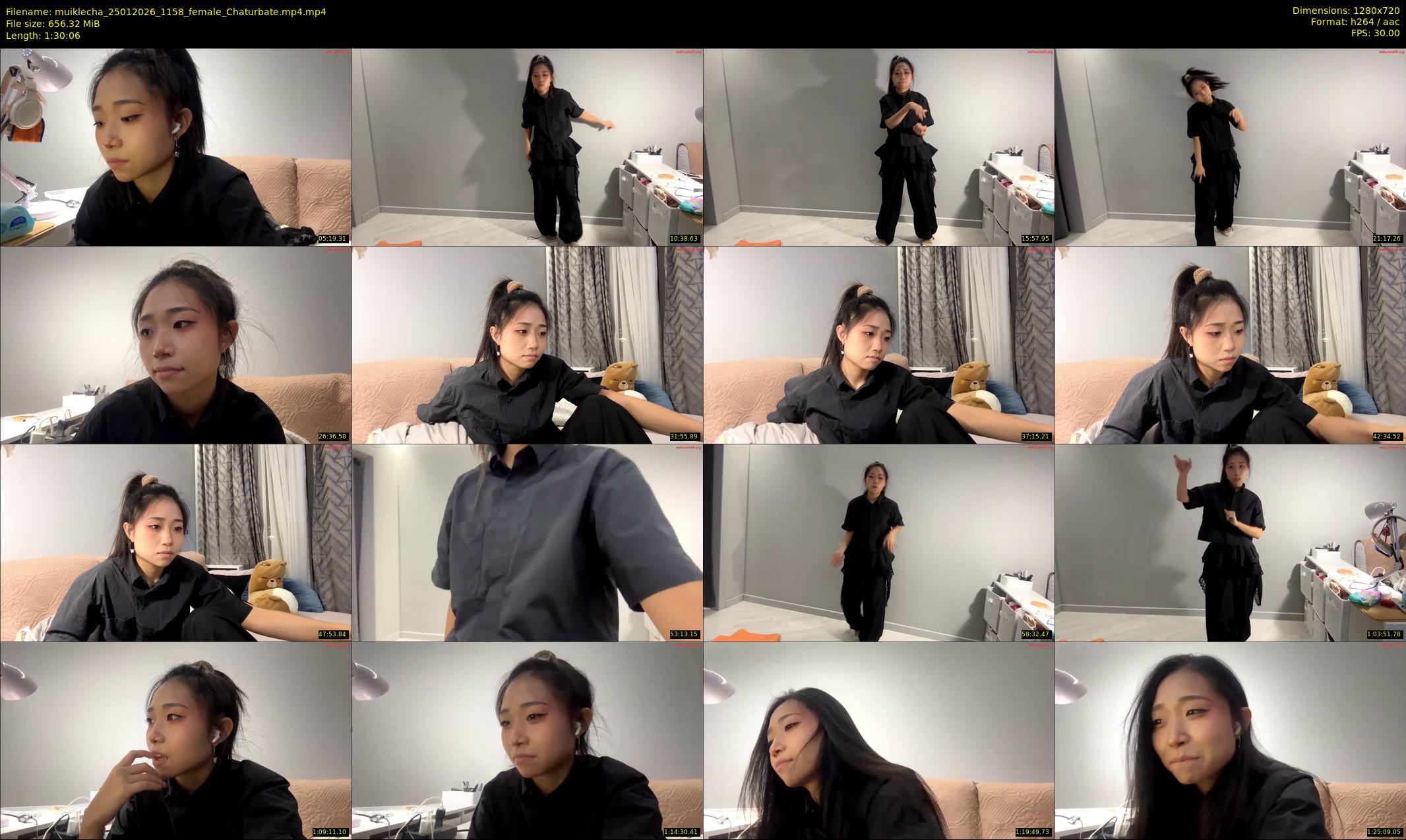 muiklecha — 91 minute Chaturbate female cam show recording, 720p, Jan 25, 2026