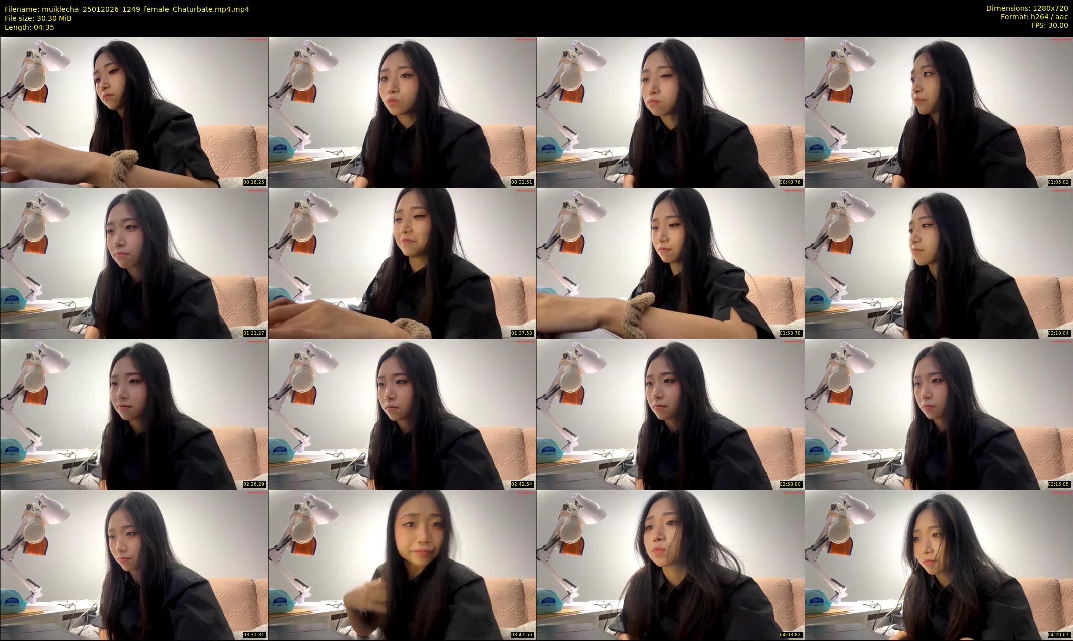 muiklecha — 5 minute Chaturbate female cam show recording, 720p, Jan 25, 2026