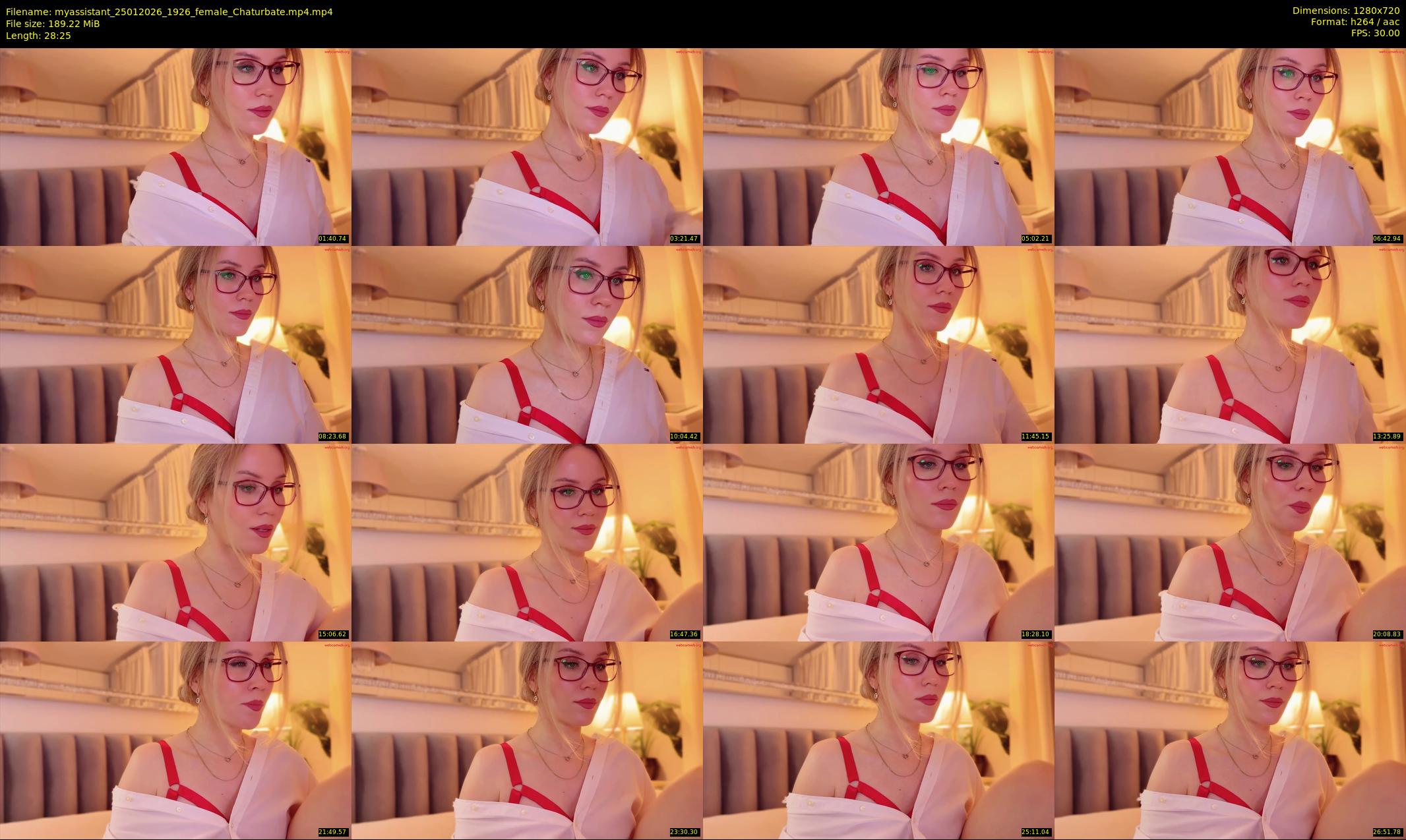 myassistant — 29 minute Chaturbate female cam show recording, 720p, Jan 25, 2026