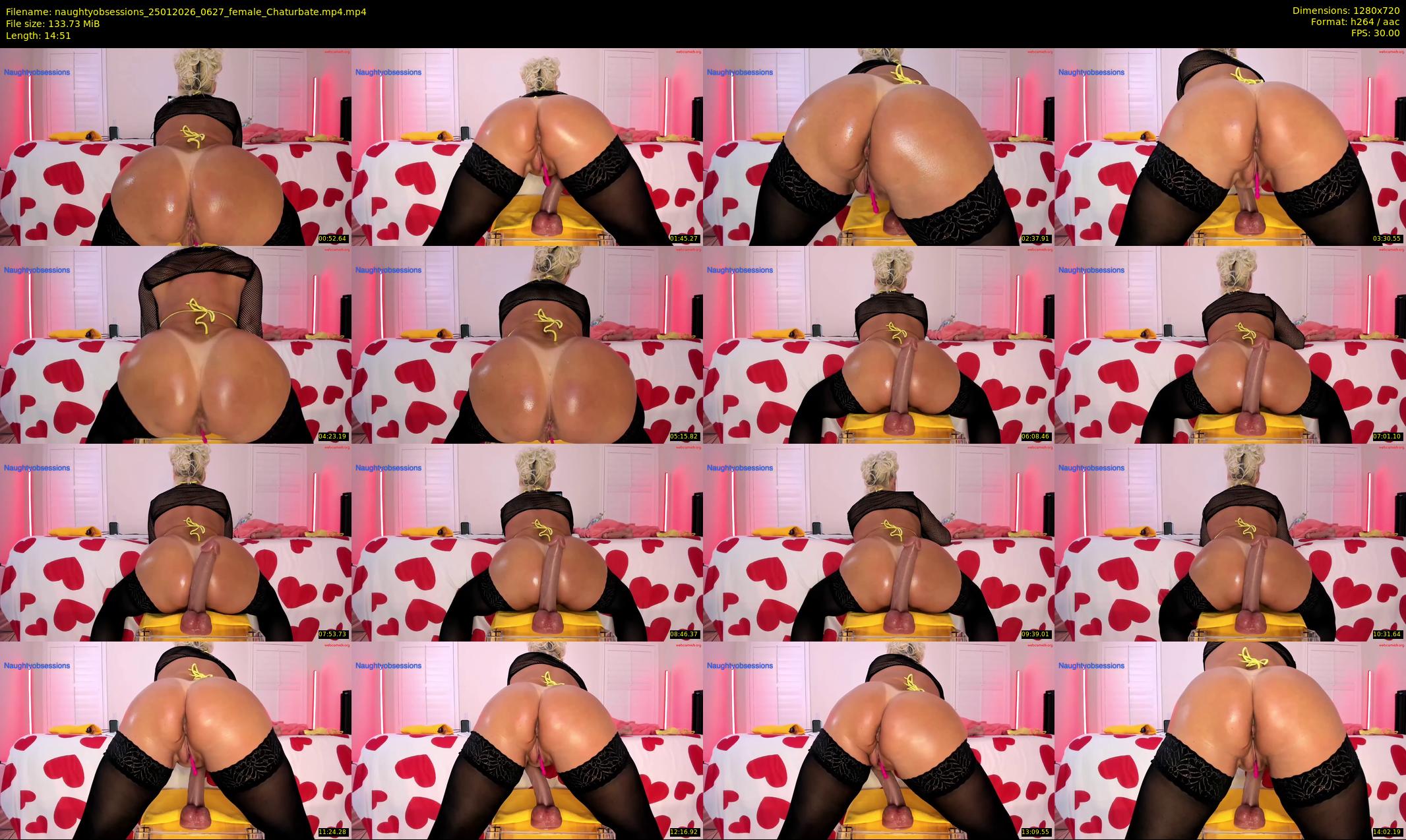 naughtyobsessions — 15 minute Chaturbate female cam show recording, 720p, Jan 25, 2026