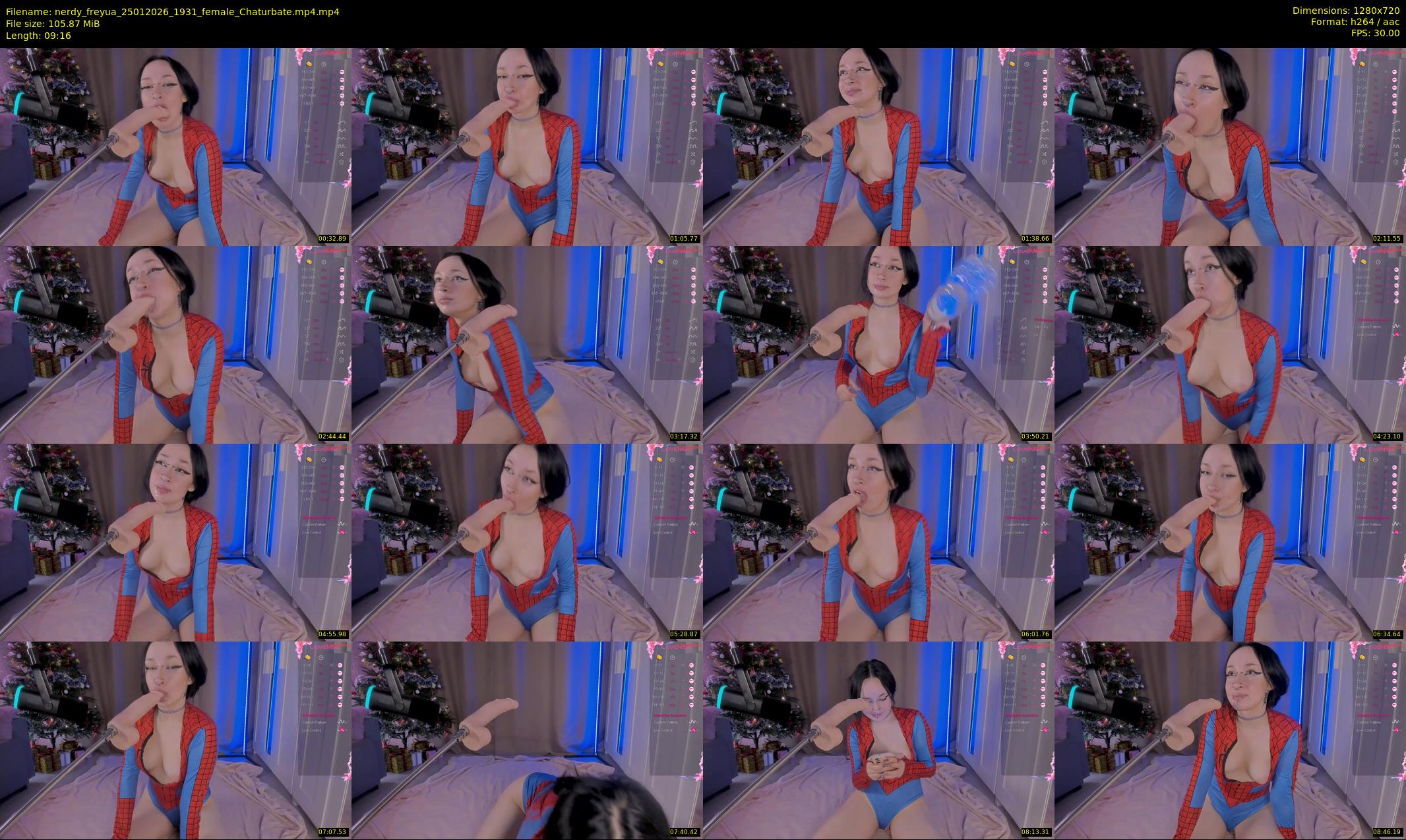 nerdy_freyua — 10 minute Chaturbate female cam show recording, 720p, Jan 25, 2026