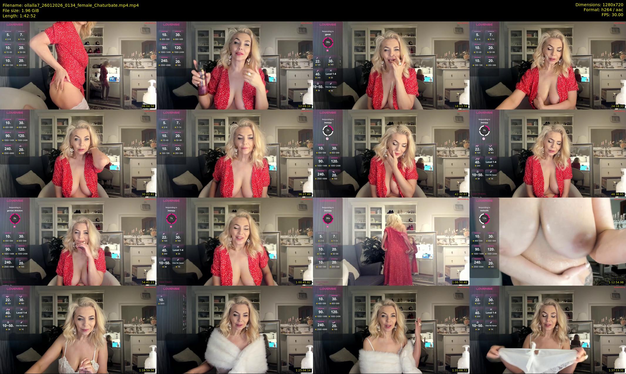 ollalla7 — 103 minute Chaturbate female cam show recording, 720p, Jan 26, 2026