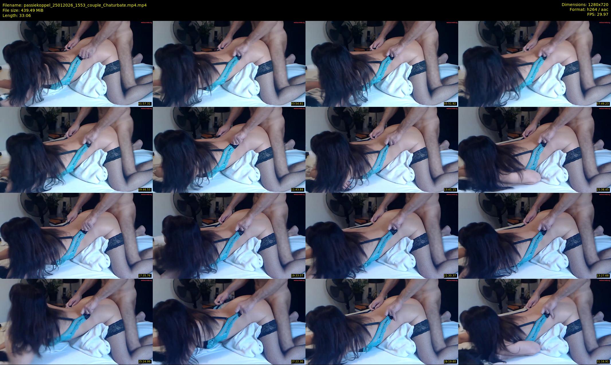 passiekoppel — 34 minute Chaturbate couple cam show recording, 720p, Jan 25, 2026