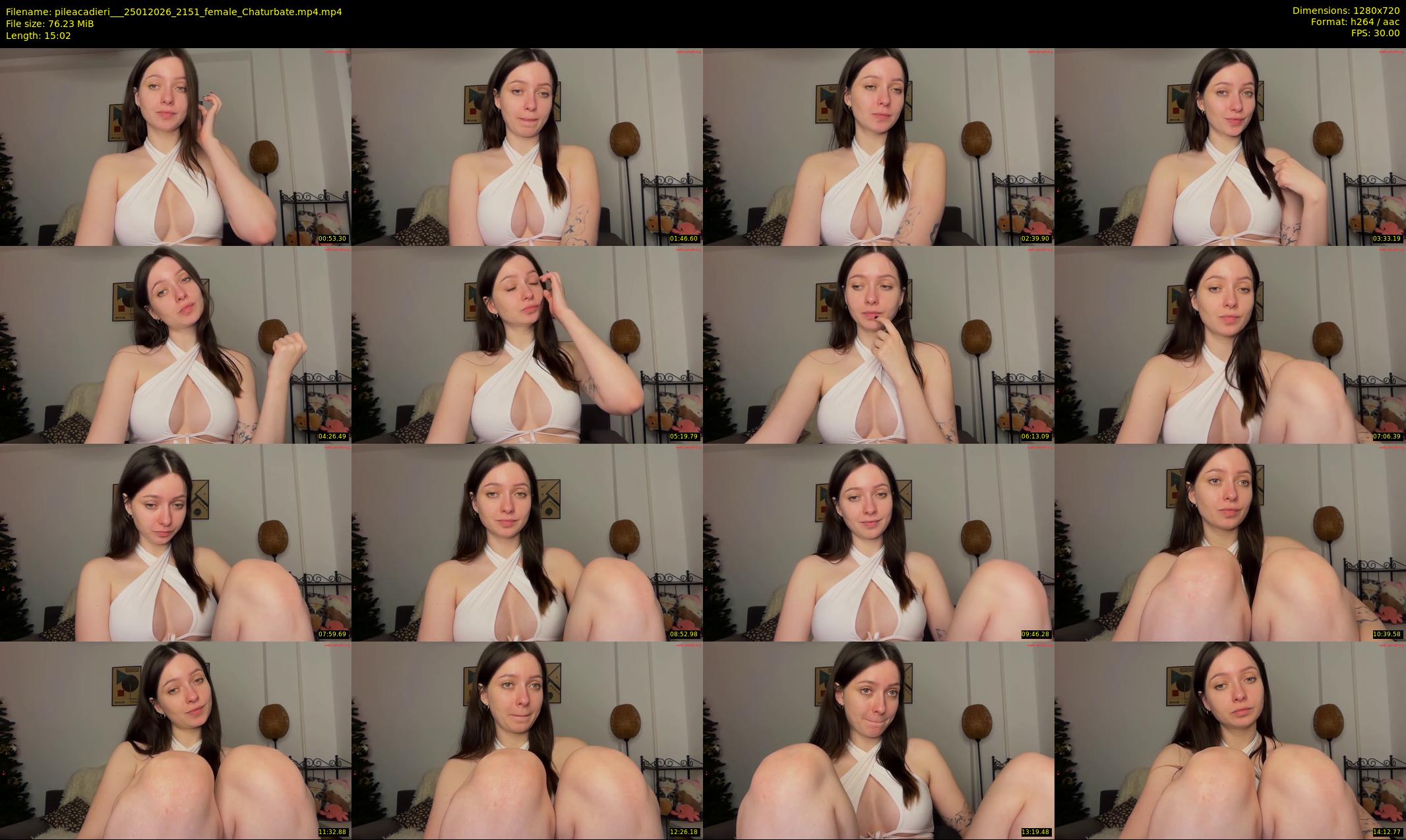 pileacadieri__ — 16 minute Chaturbate female cam show recording, 720p, Jan 25, 2026