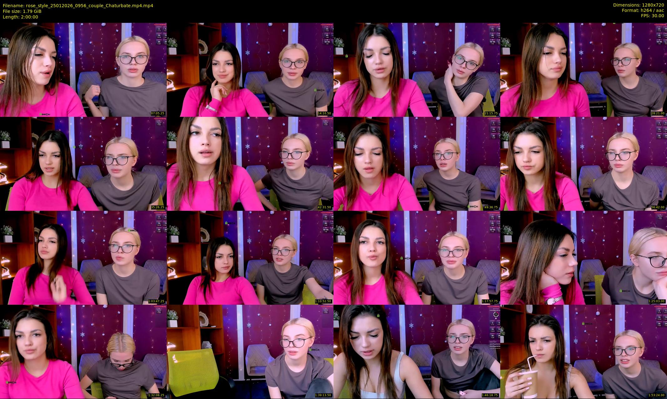 rose_style — 120 minute Chaturbate couple cam show recording, 720p, Jan 25, 2026