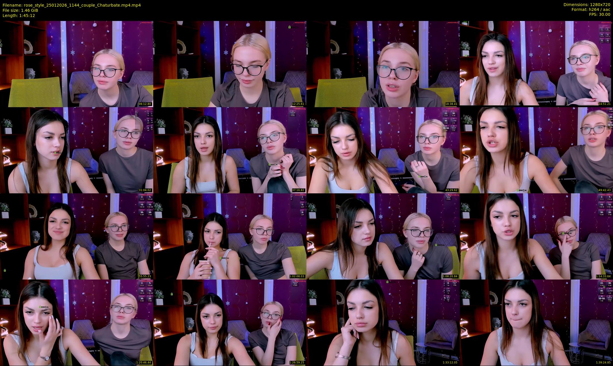 rose_style — 106 minute Chaturbate couple cam show recording, 720p, Jan 25, 2026