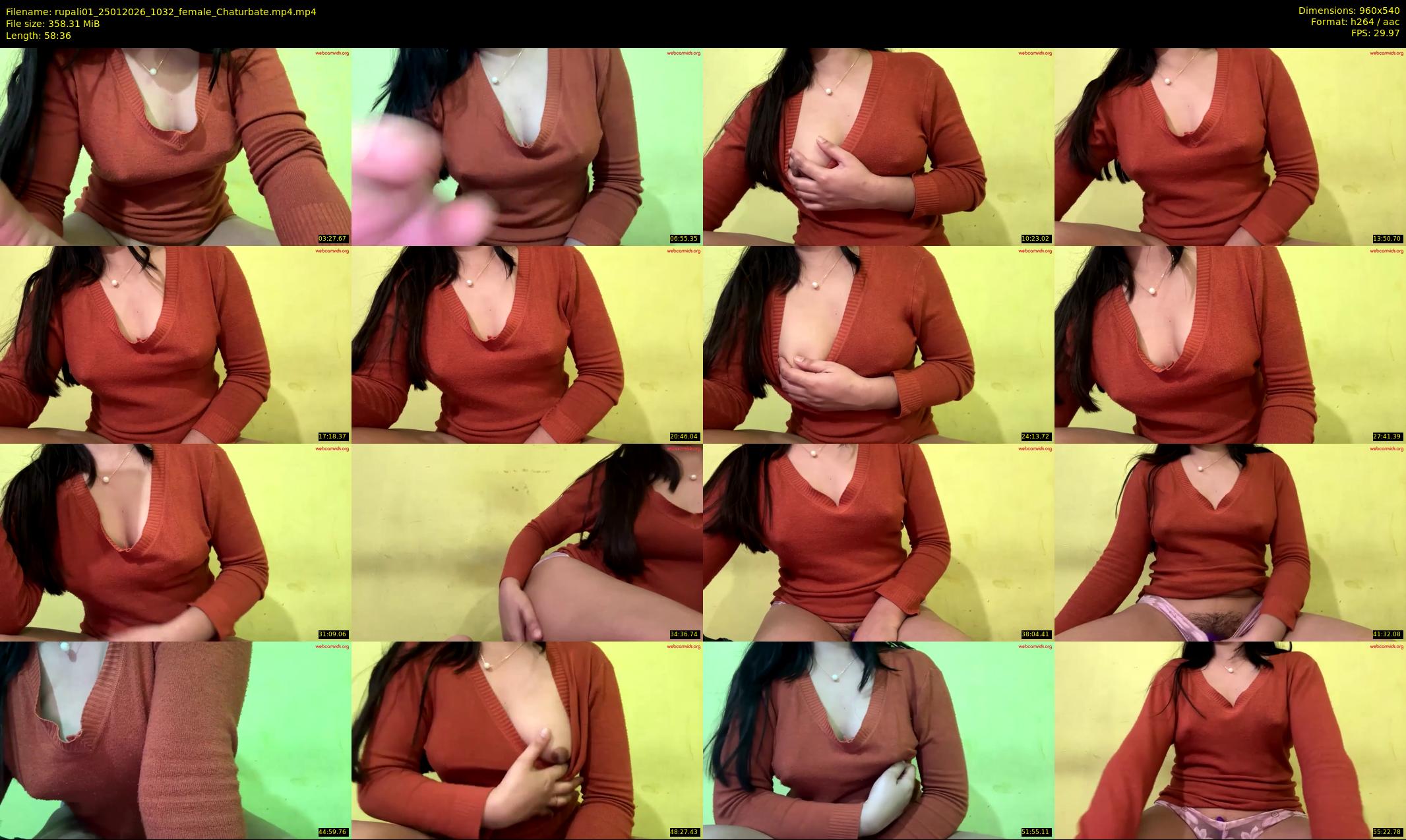 rupali01 — 59 minute Chaturbate female cam show recording, 480p, Jan 25, 2026