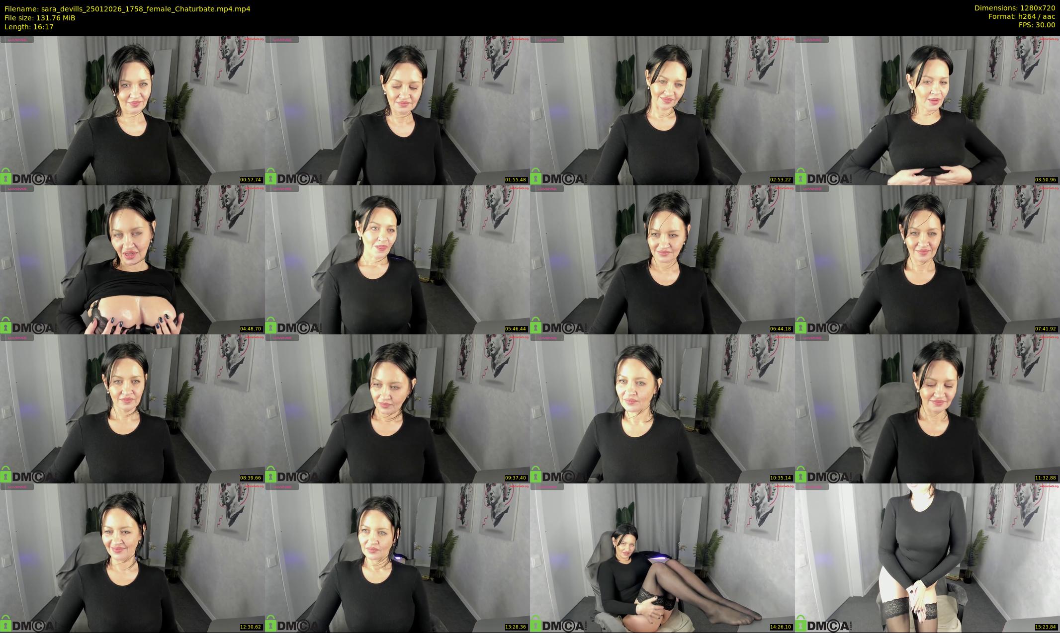 sara_devills — 17 minute Chaturbate female cam show recording, 720p, Jan 25, 2026
