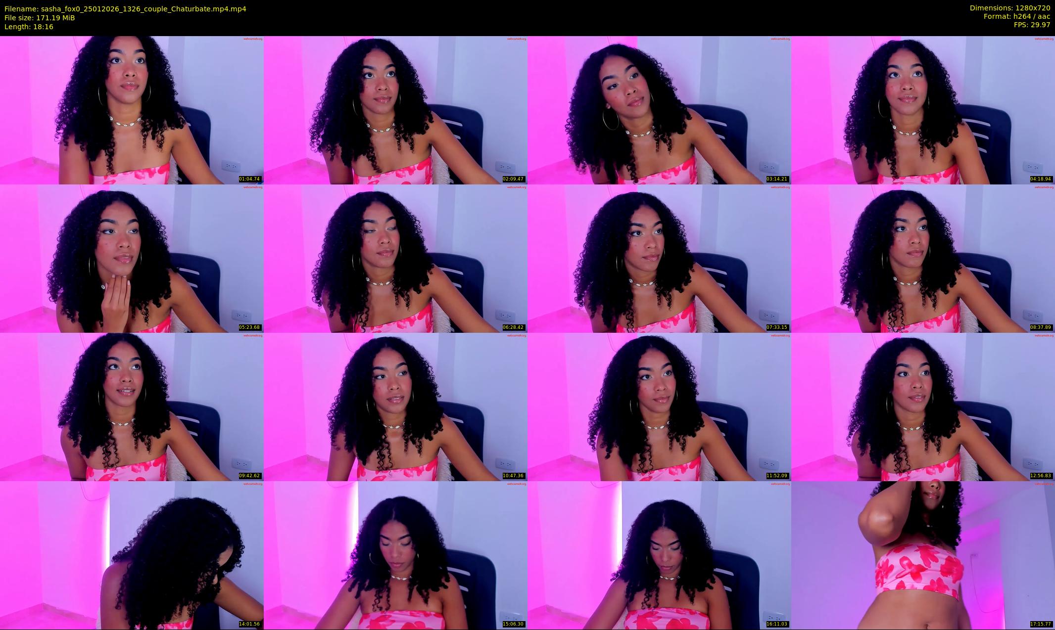 sasha_fox0 — 19 minute Chaturbate couple cam show recording, 720p, Jan 25, 2026