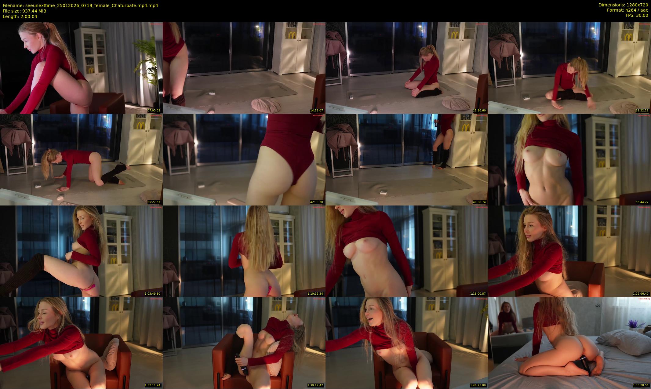 seeunexttime — 121 minute Chaturbate couple cam show recording, 720p, Jan 25, 2026