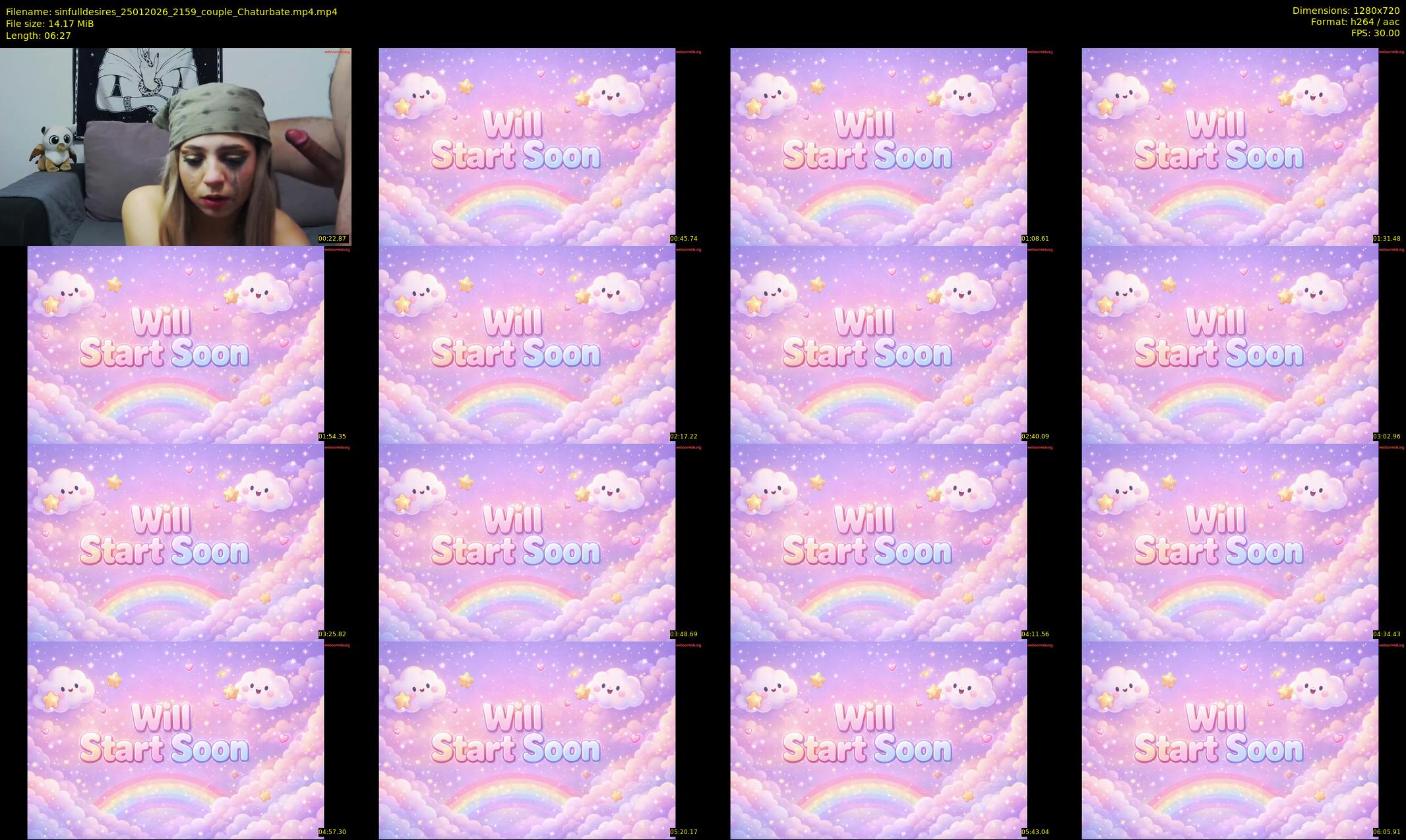 sinfulldesires — 7 minute Chaturbate couple cam show recording, 720p, Jan 25, 2026