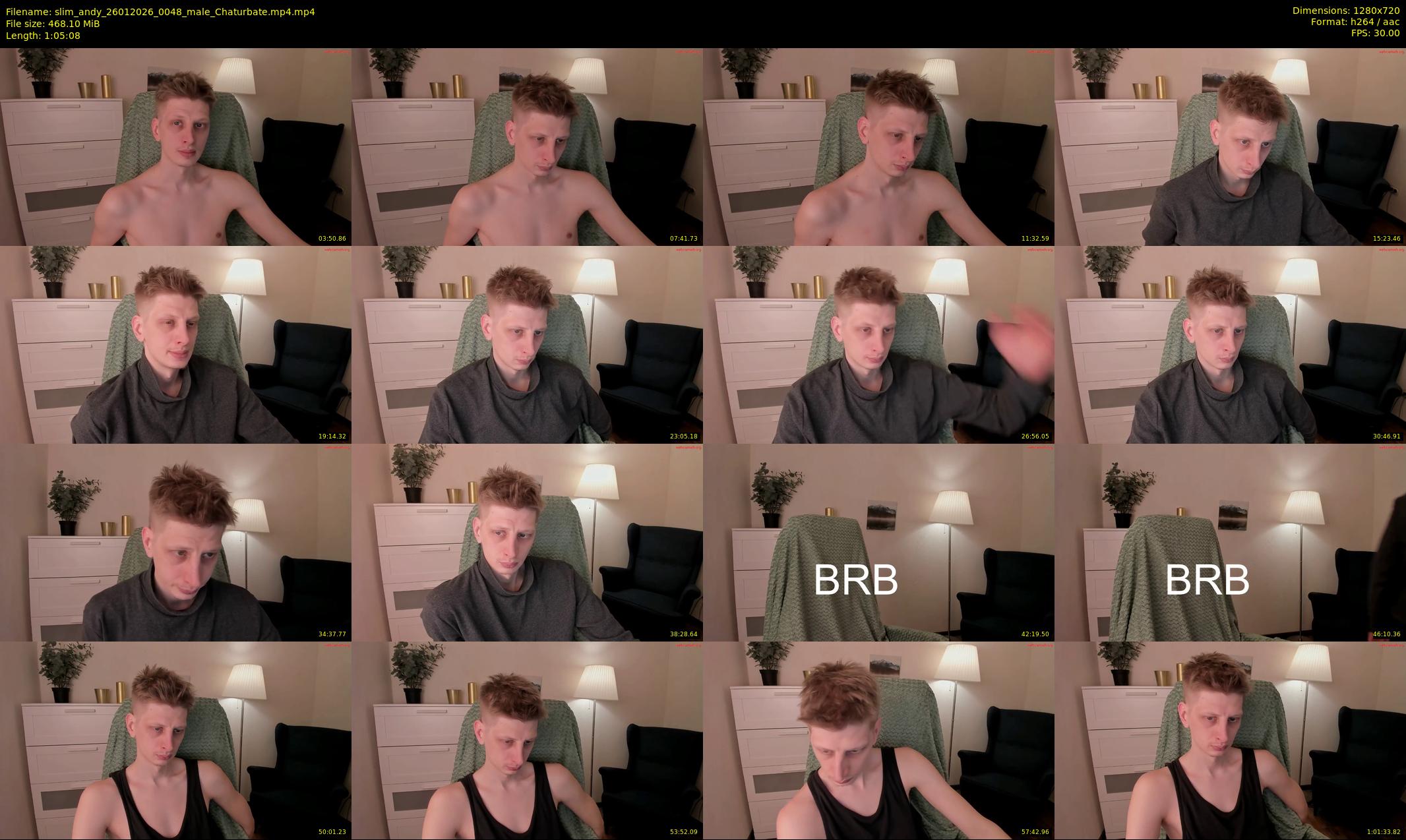 slim_andy — 66 minute Chaturbate male cam show recording, 720p, Jan 26, 2026