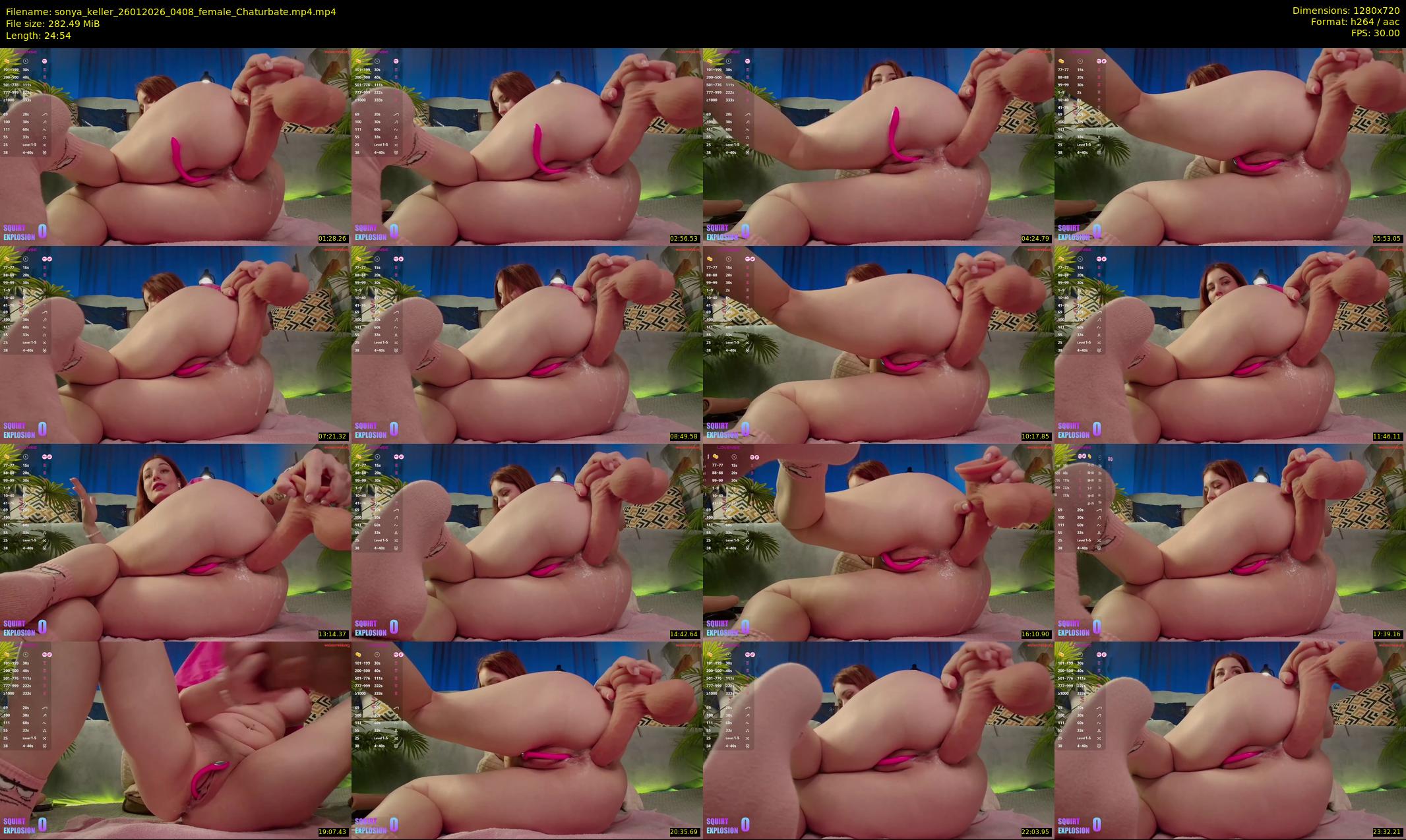 sonya_keller — 25 minute Chaturbate female cam show recording, 720p, Jan 26, 2026