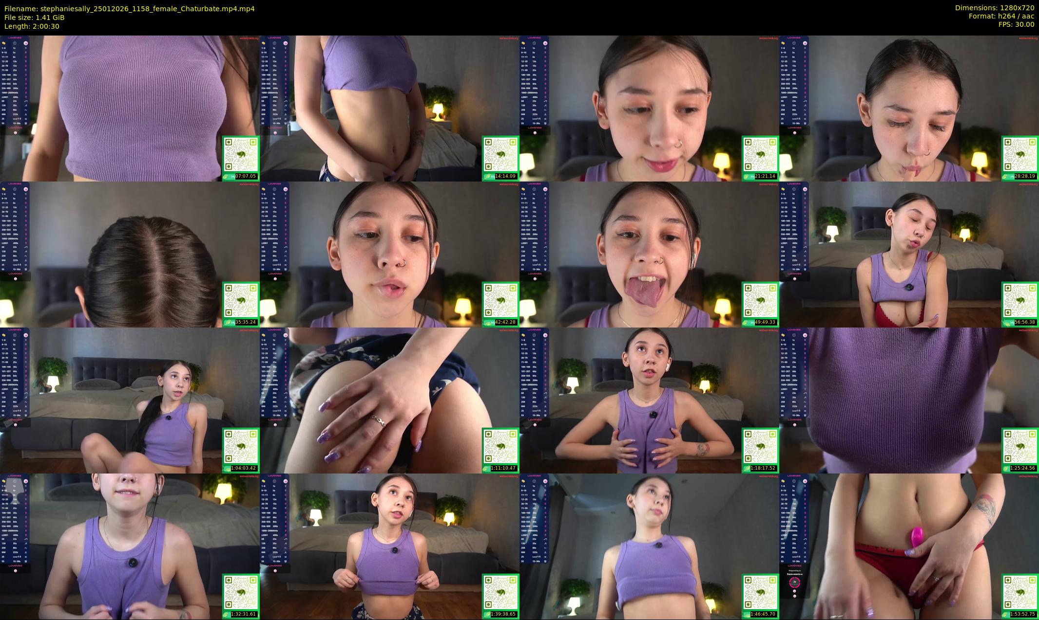 stephaniesally — 121 minute Chaturbate female cam show recording, 720p, Jan 25, 2026