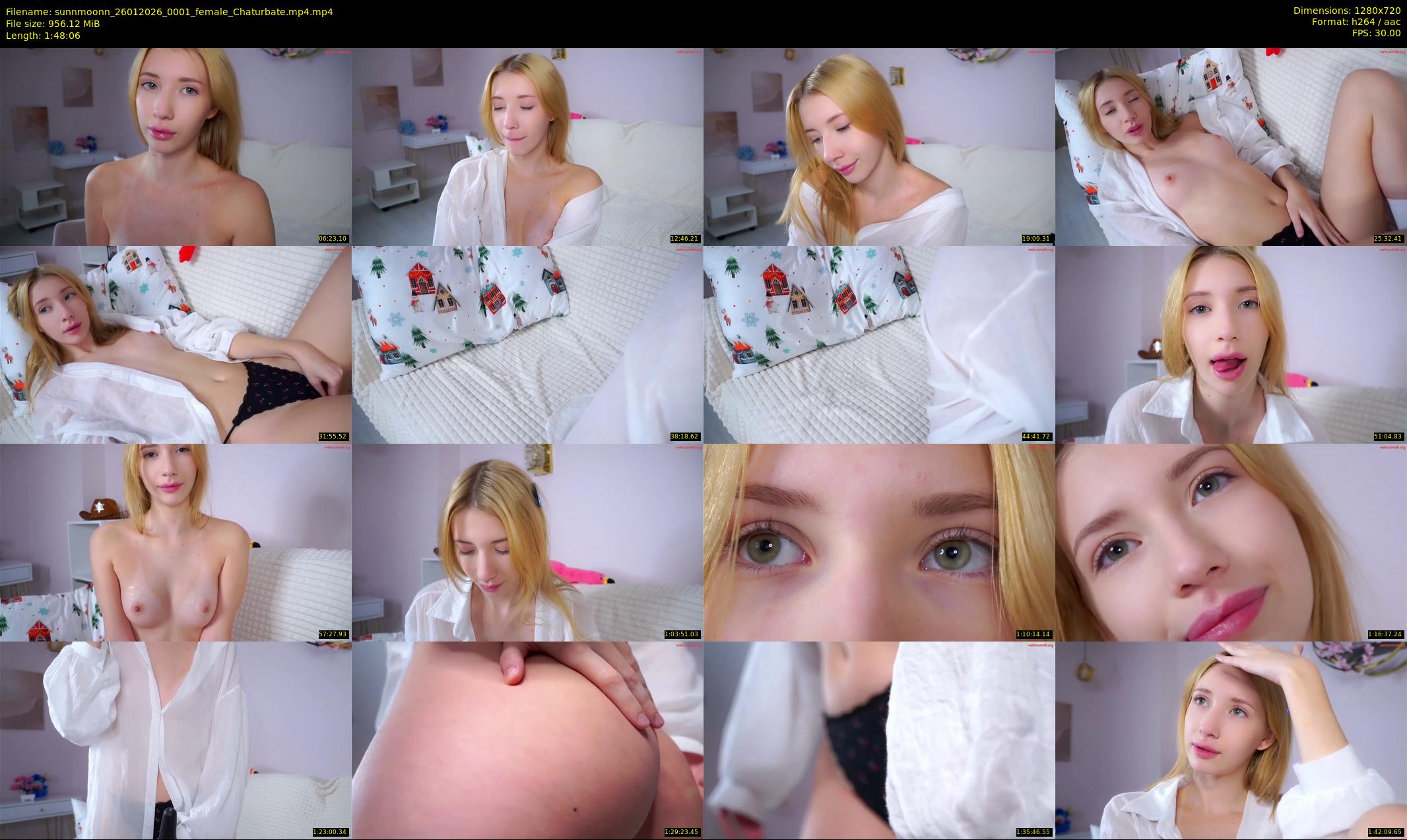 sunnmoonn — 109 minute Chaturbate female cam show recording, 720p, Jan 26, 2026