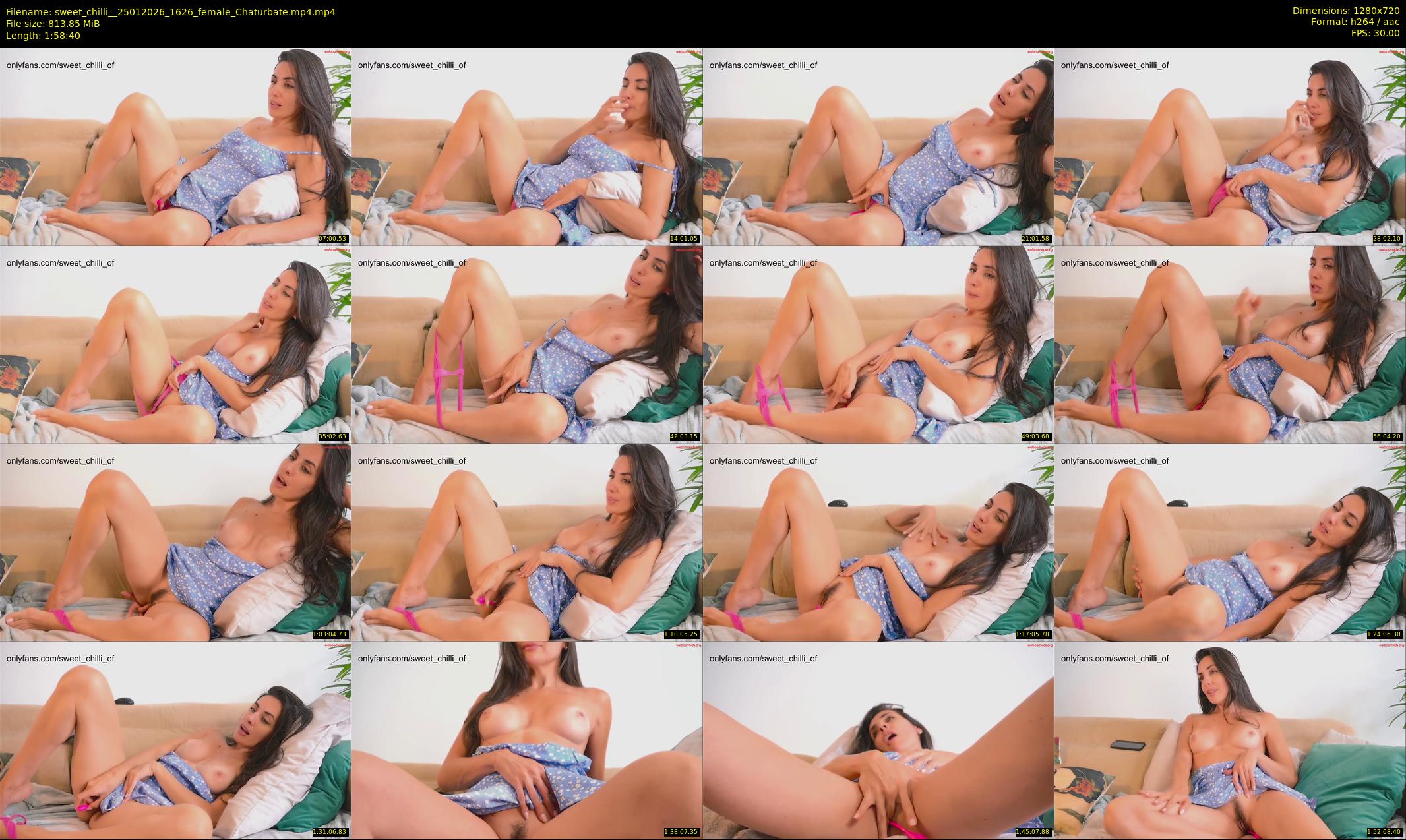 sweet_chilli_ — 119 minute Chaturbate female cam show recording, 720p, Jan 25, 2026