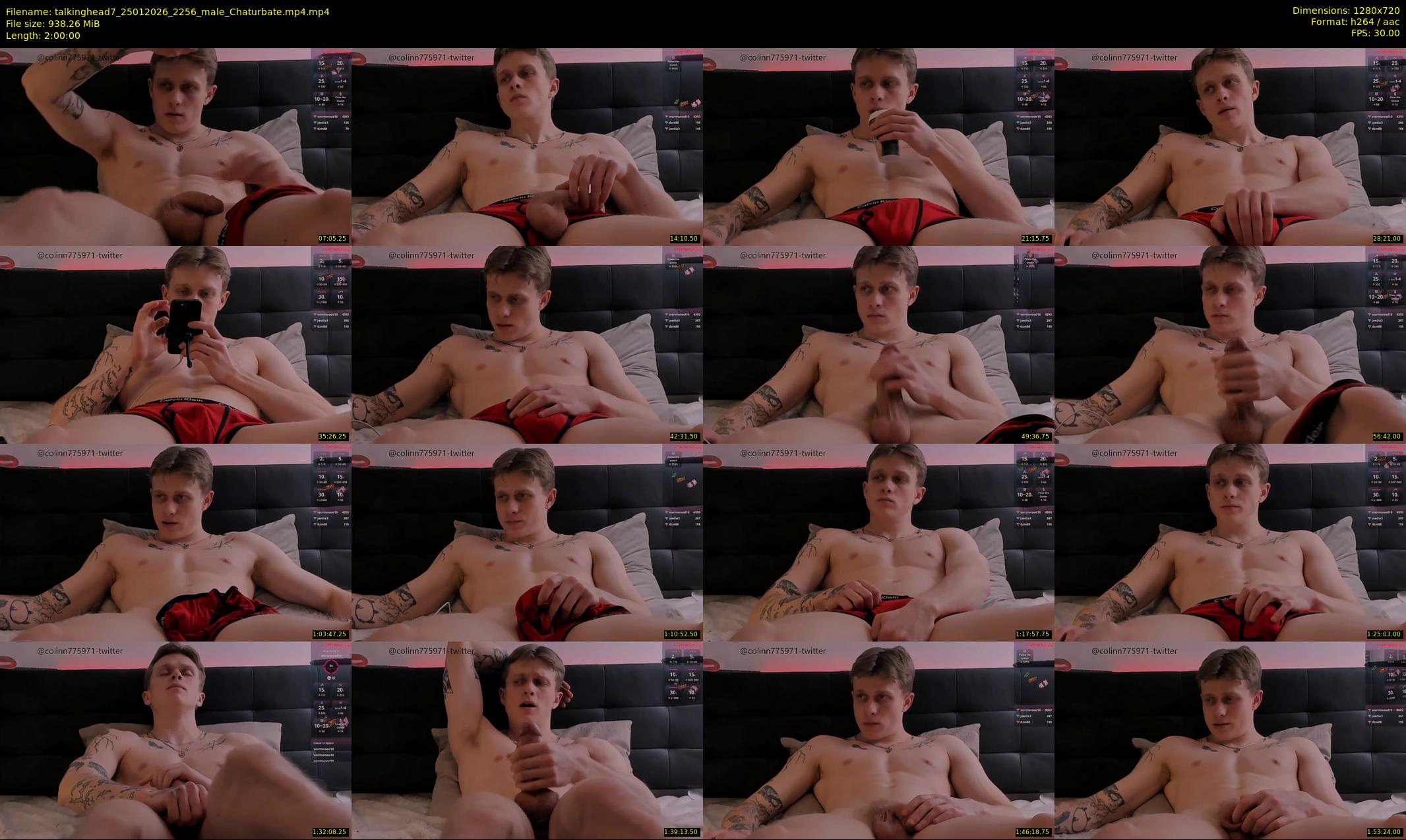 talkinghead7 — 120 minute Chaturbate male cam show recording, 720p, Jan 25, 2026