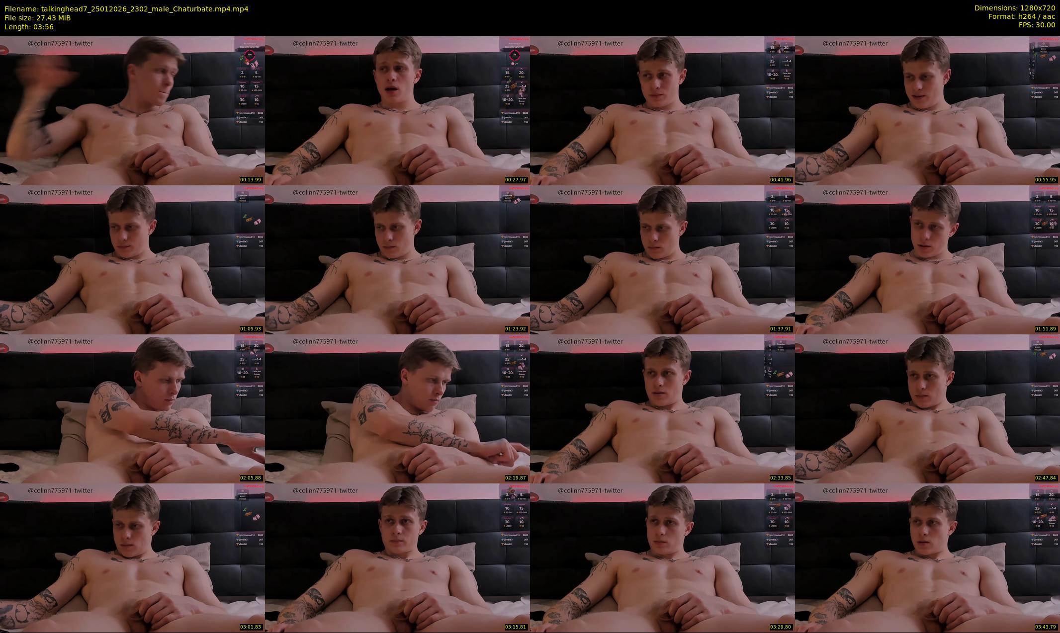 talkinghead7 — 4 minute Chaturbate male cam show recording, 720p, Jan 25, 2026