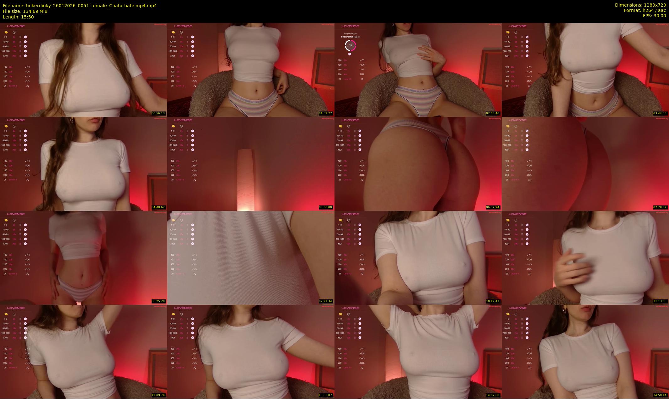tinkerdinky — 16 minute Chaturbate female cam show recording, 720p, Jan 26, 2026