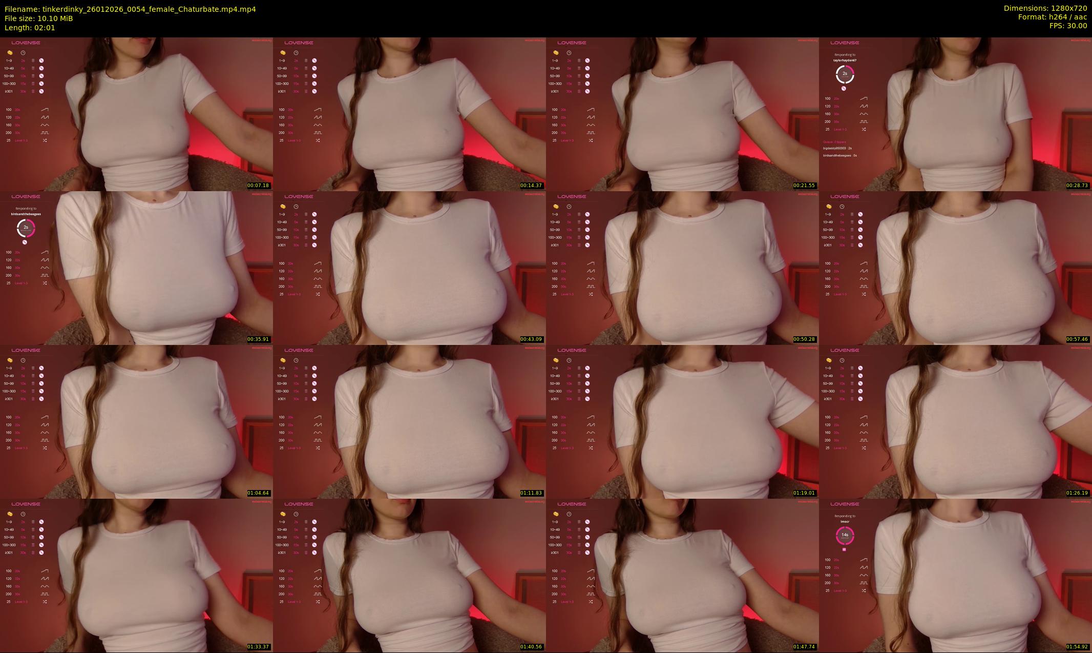 tinkerdinky — 3 minute Chaturbate female cam show recording, 720p, Jan 26, 2026