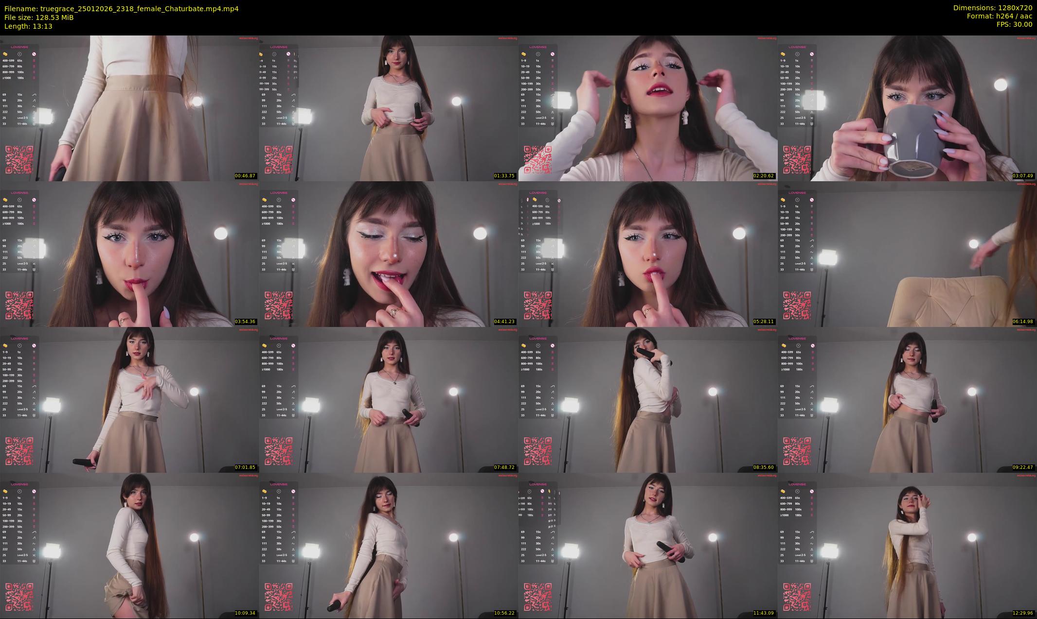 truegrace — 14 minute Chaturbate female cam show recording, 720p, Jan 25, 2026