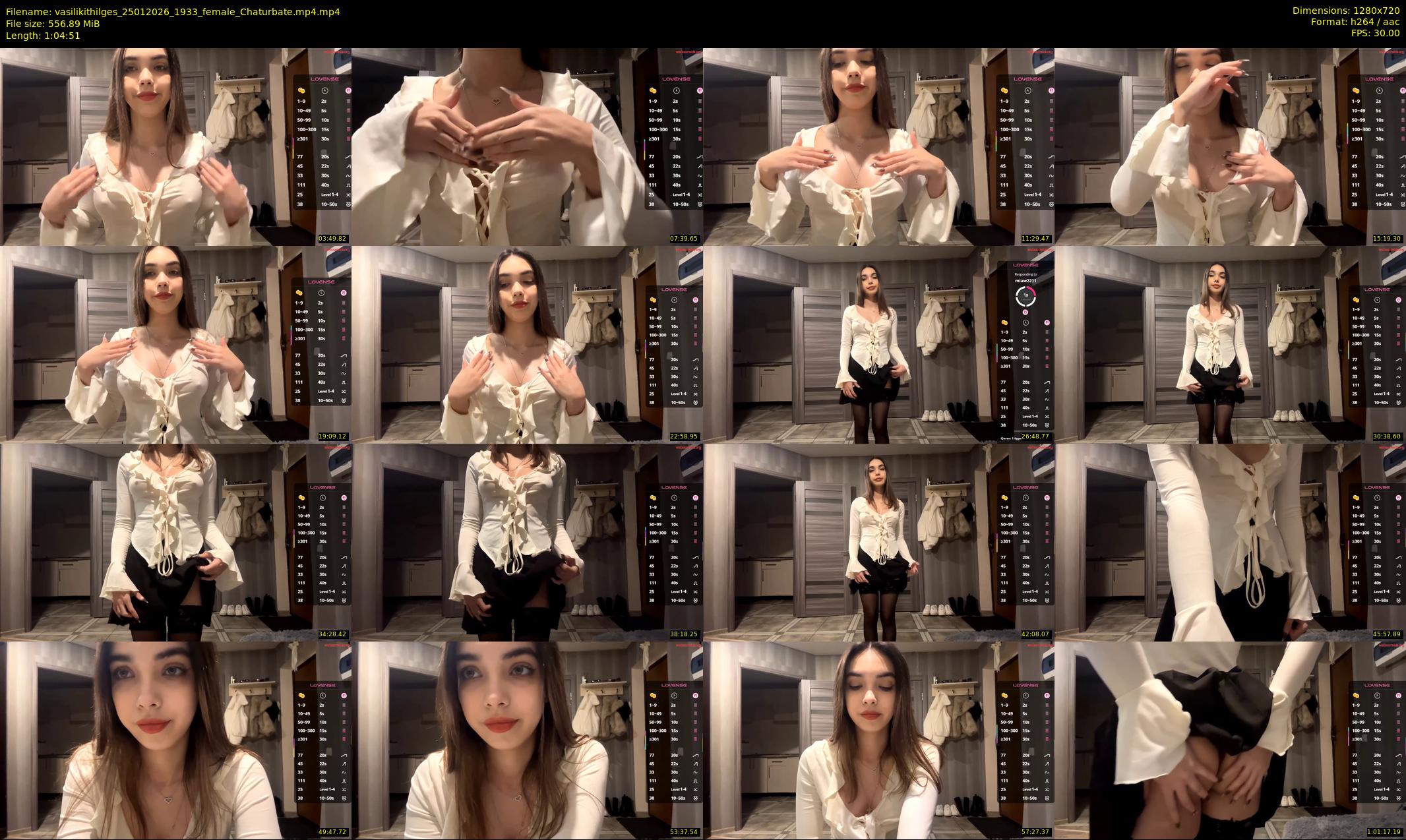 vasilikithilges — 65 minute Chaturbate female cam show recording, 720p, Jan 25, 2026