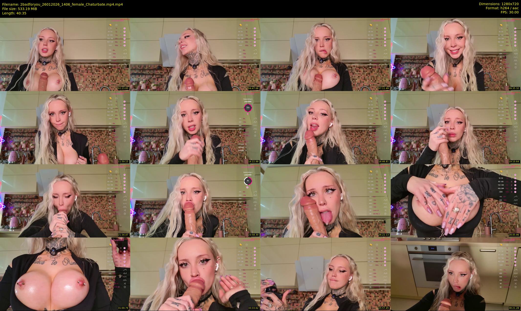 2badforyou — 41 minute Chaturbate couple cam show recording, 720p, Jan 26, 2026