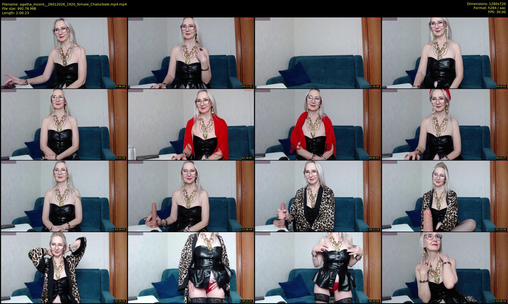 agatha_moore_ — 121 minute Chaturbate female cam show recording, 720p, Jan 26, 2026