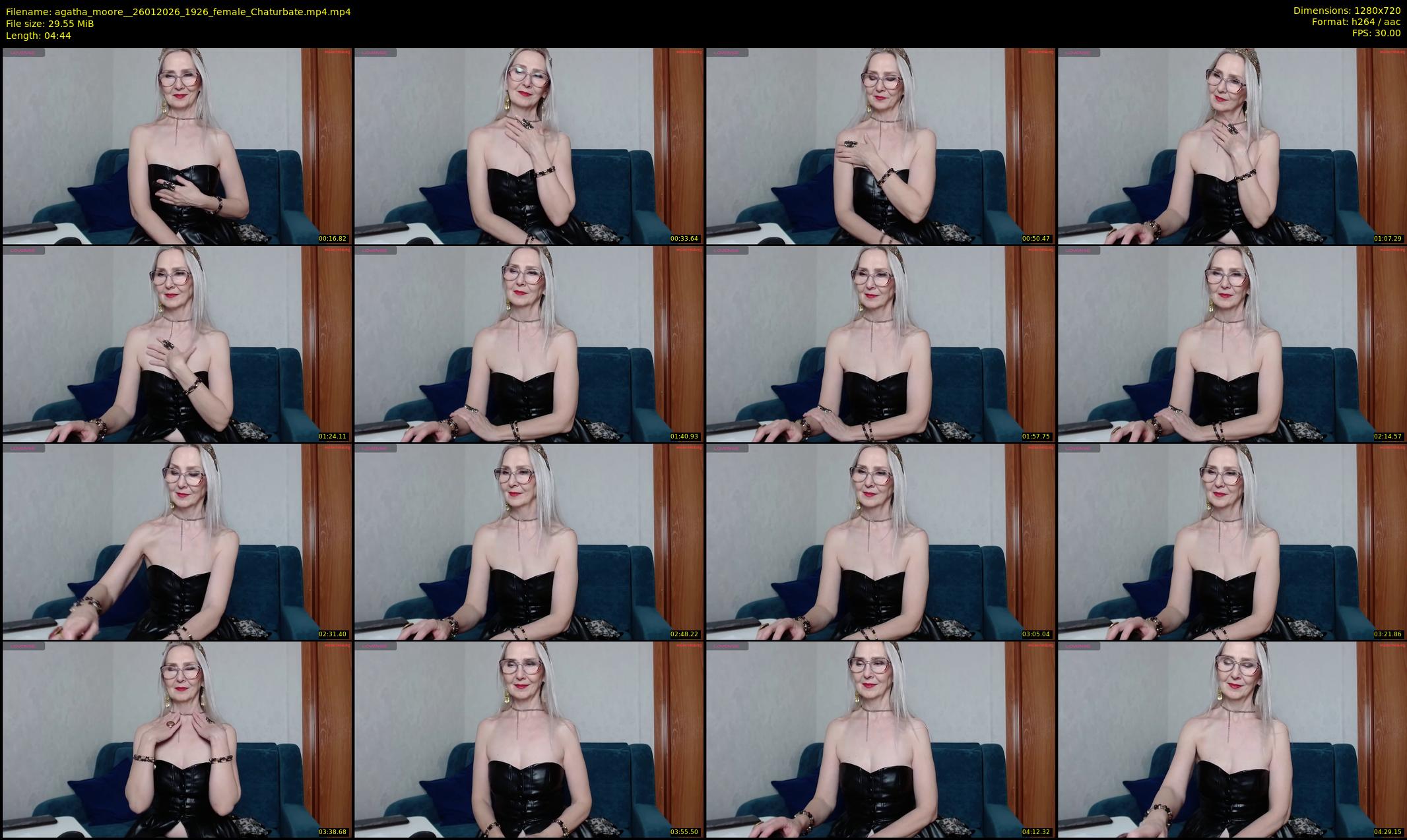 agatha_moore_ — 5 minute Chaturbate female cam show recording, 720p, Jan 26, 2026