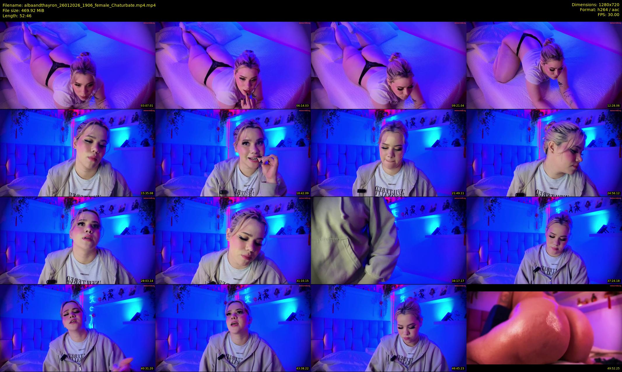 albaandthayron — 53 minute Chaturbate couple cam show recording, 720p, Jan 26, 2026