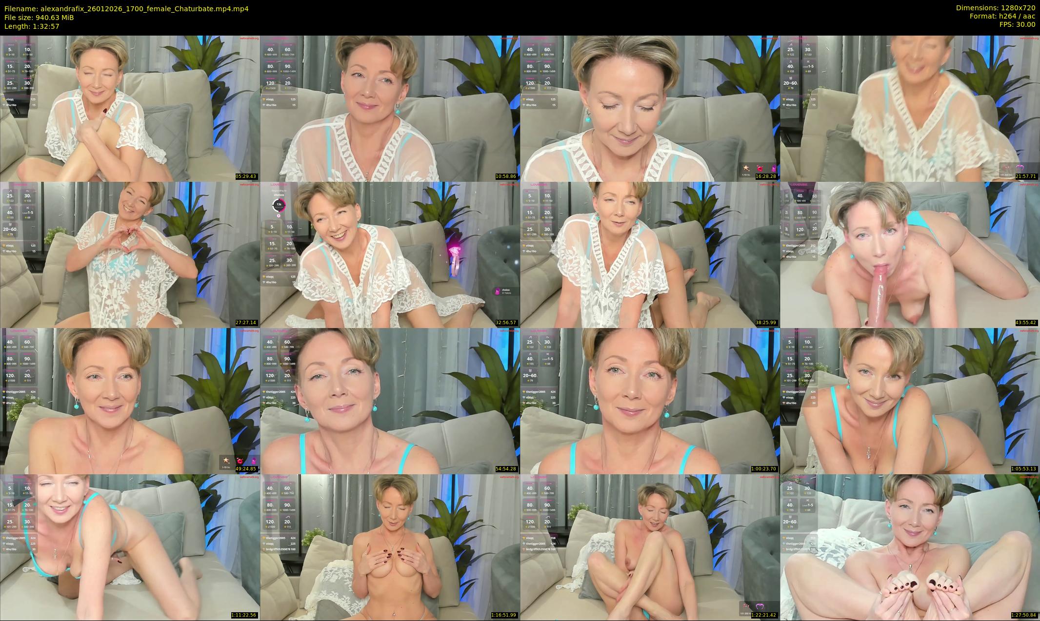 alexandrafix — 93 minute Chaturbate female cam show recording, 720p, Jan 26, 2026