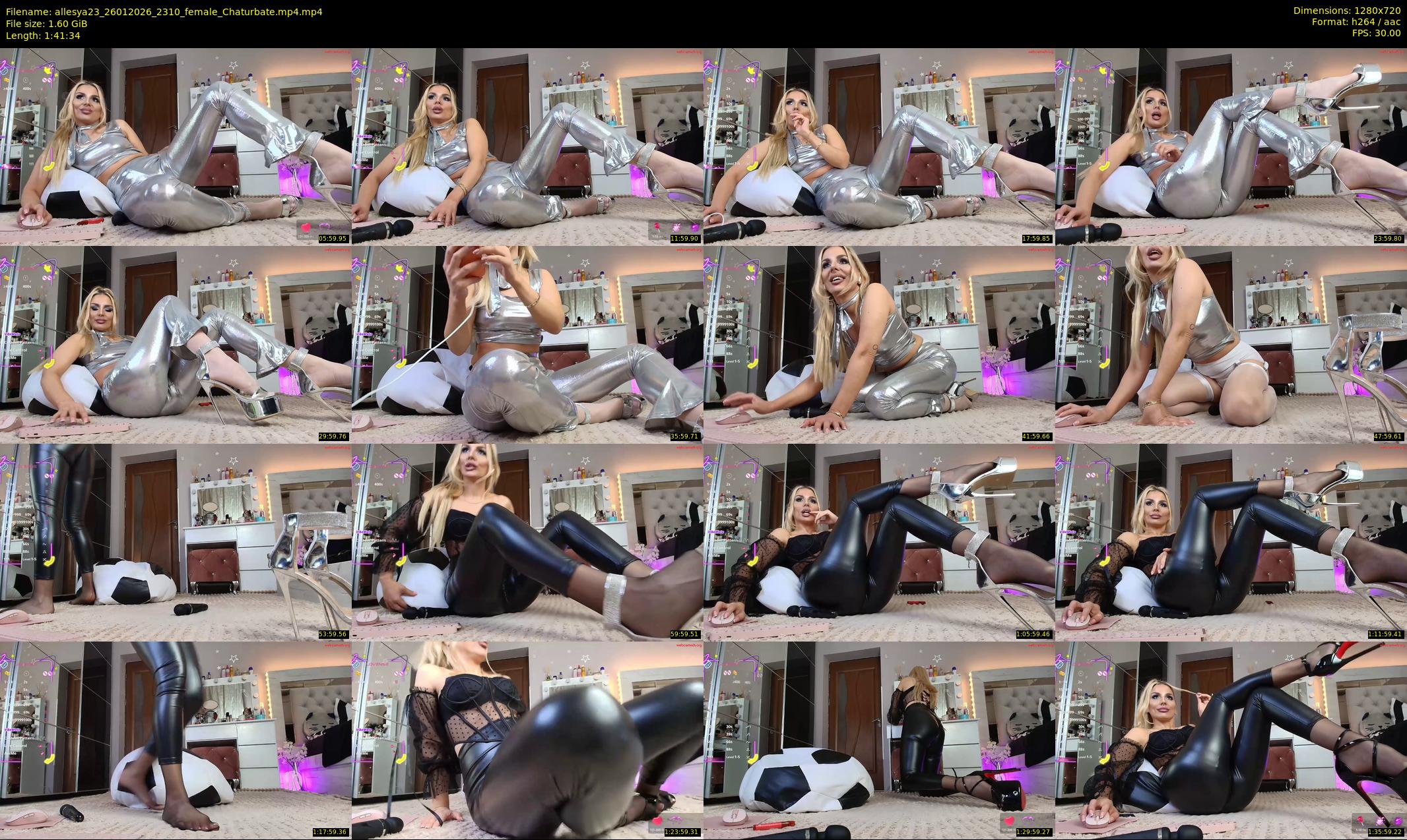 allesya23 — 102 minute Chaturbate female cam show recording, 720p, Jan 26, 2026