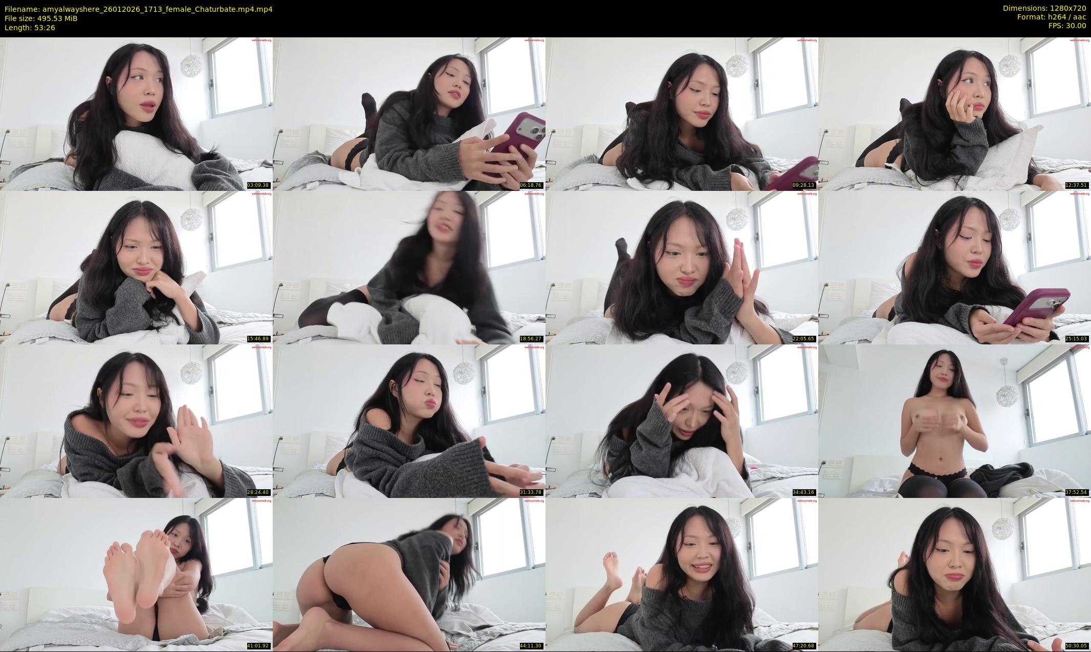 amyalwayshere — 54 minute Chaturbate female cam show recording, 720p, Jan 26, 2026