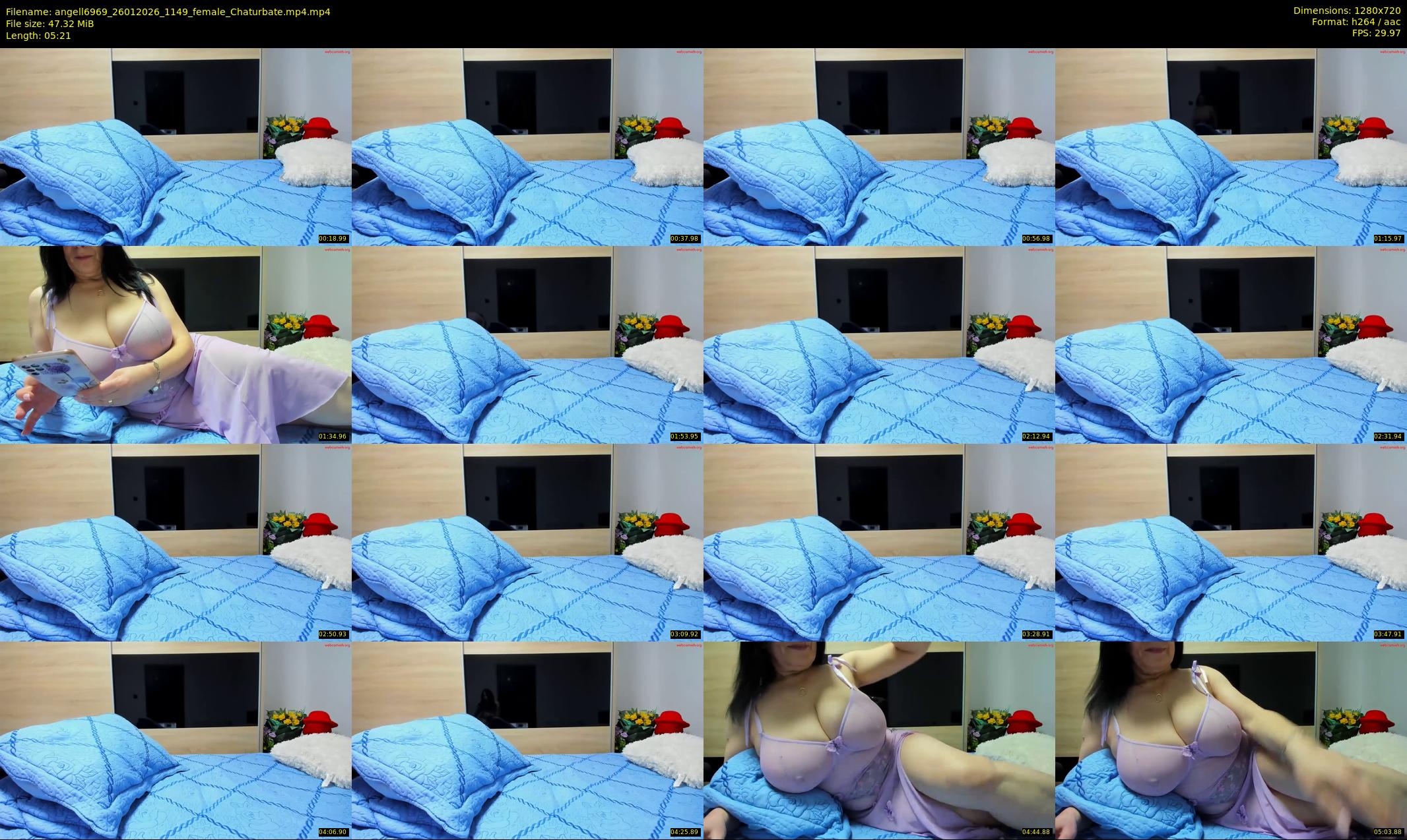 angell6969 — 6 minute Chaturbate female cam show recording, 720p, Jan 26, 2026