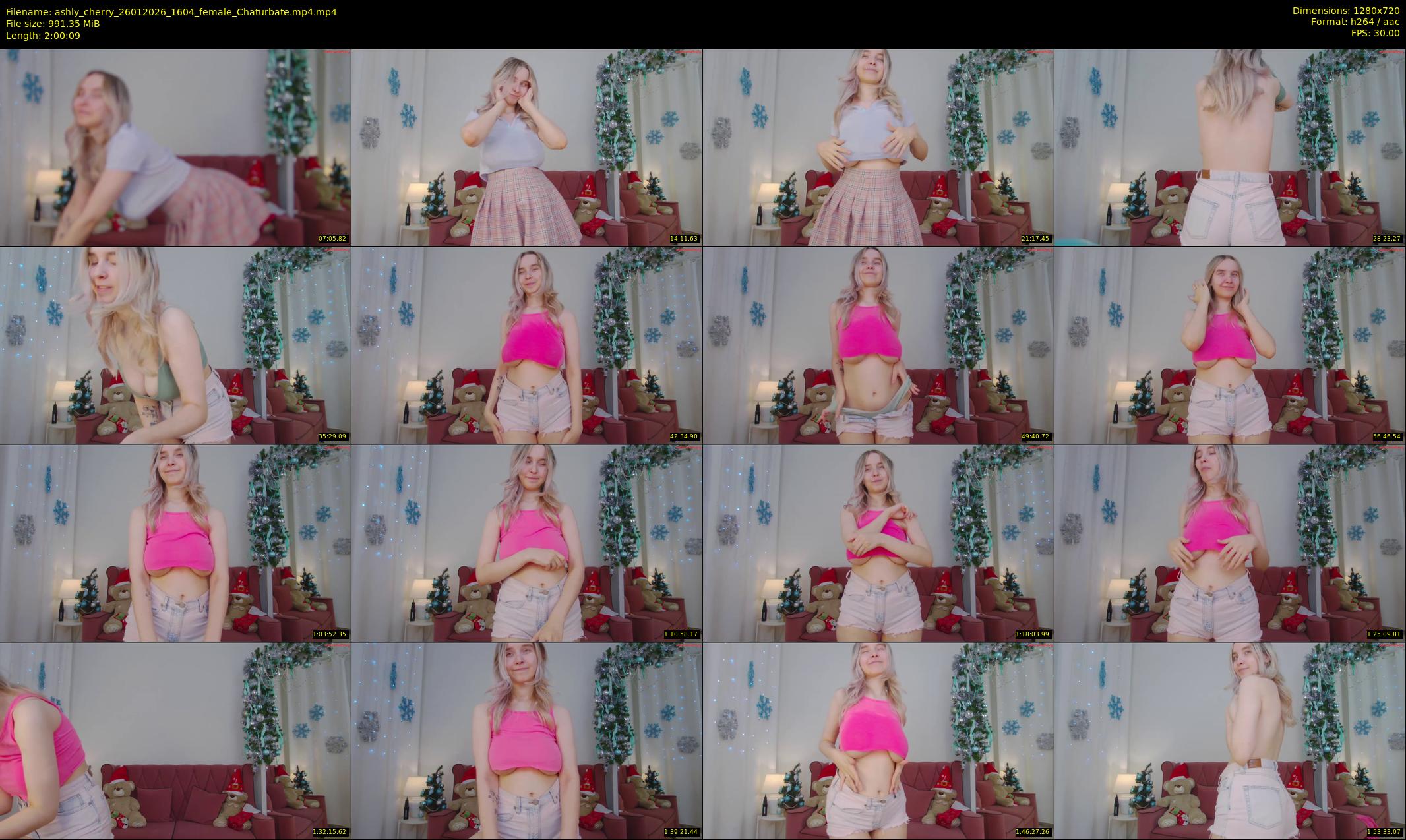 ashly_cherry — 121 minute Chaturbate female cam show recording, 720p, Jan 26, 2026