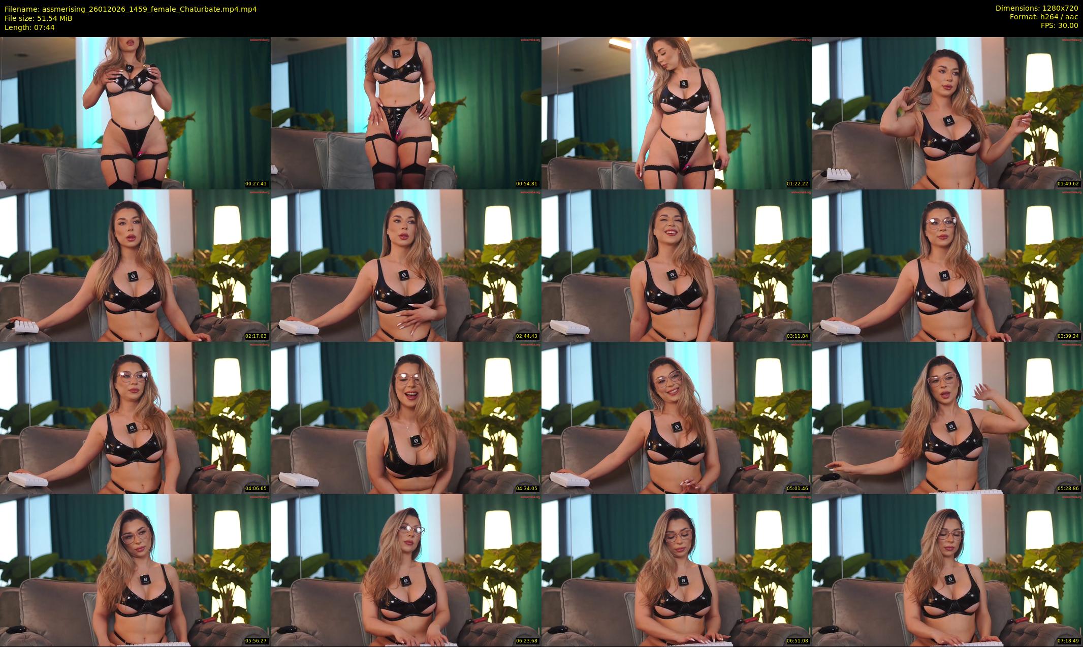 assmerising — 8 minute Chaturbate female cam show recording, 720p, Jan 26, 2026