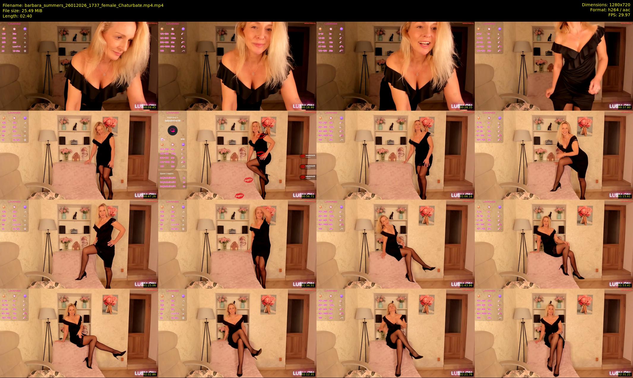 barbara_summers — 3 minute Chaturbate female cam show recording, 720p, Jan 26, 2026