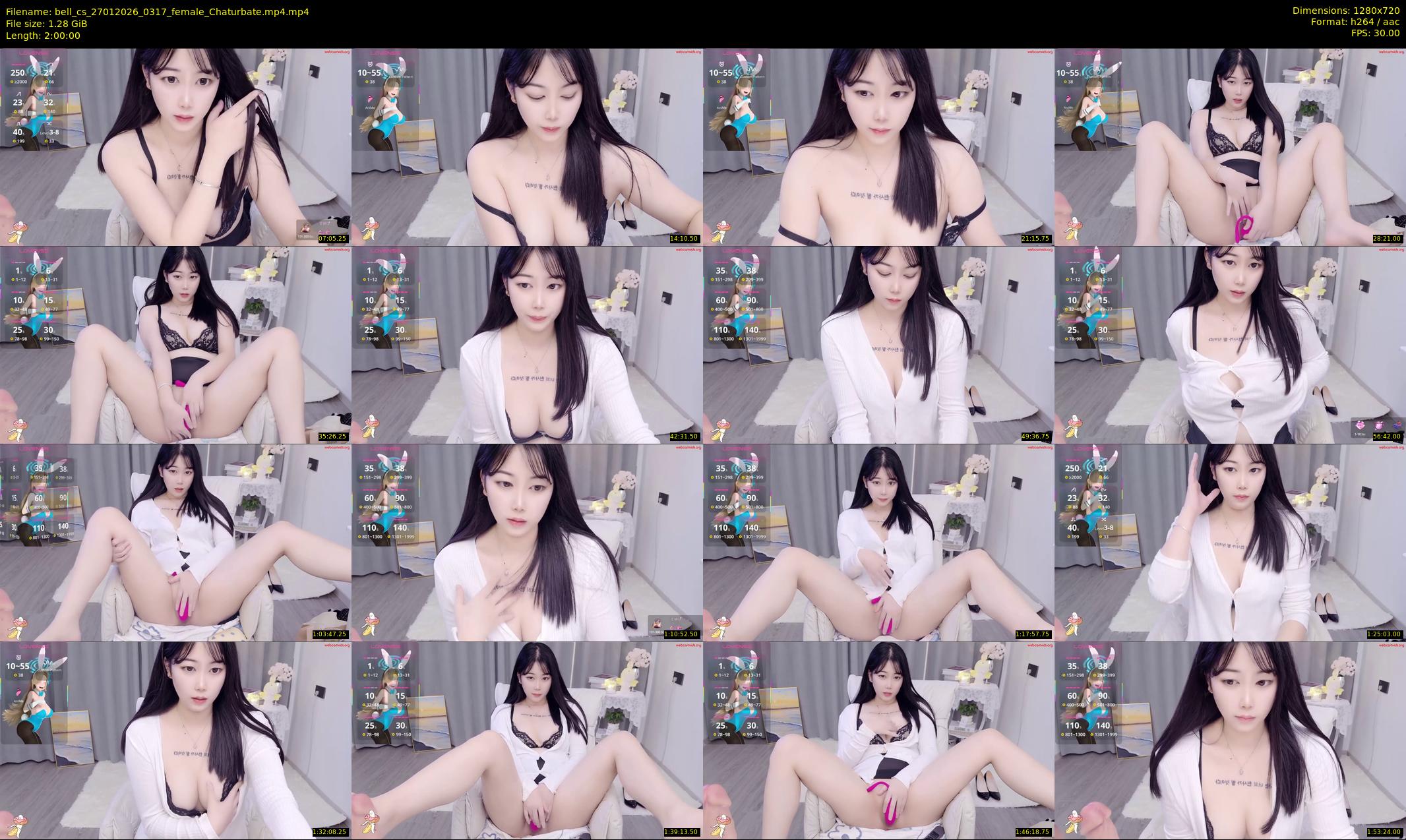 bell_cs — 120 minute Chaturbate female cam show recording, 720p, Jan 27, 2026