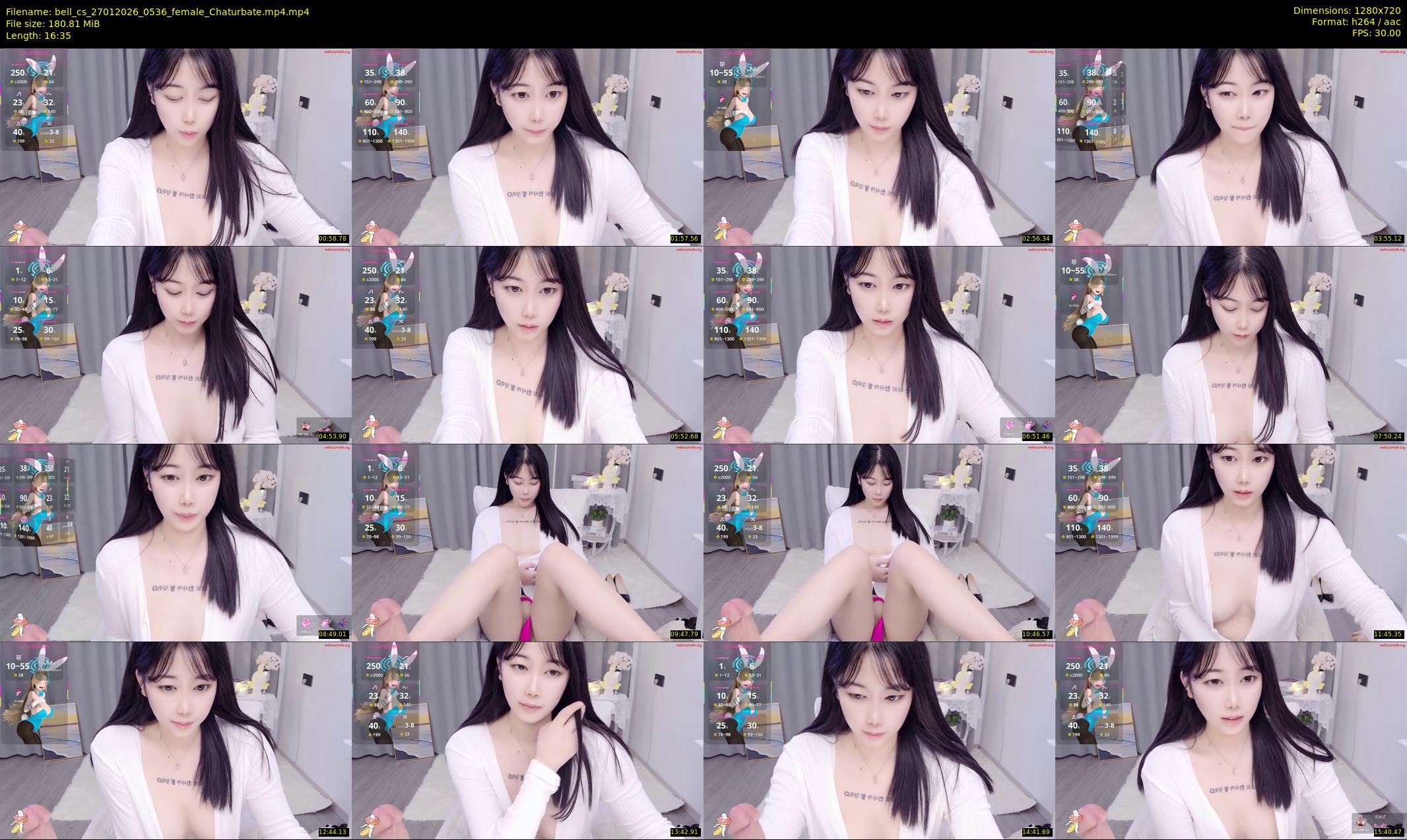 bell_cs — 17 minute Chaturbate female cam show recording, 720p, Jan 27, 2026