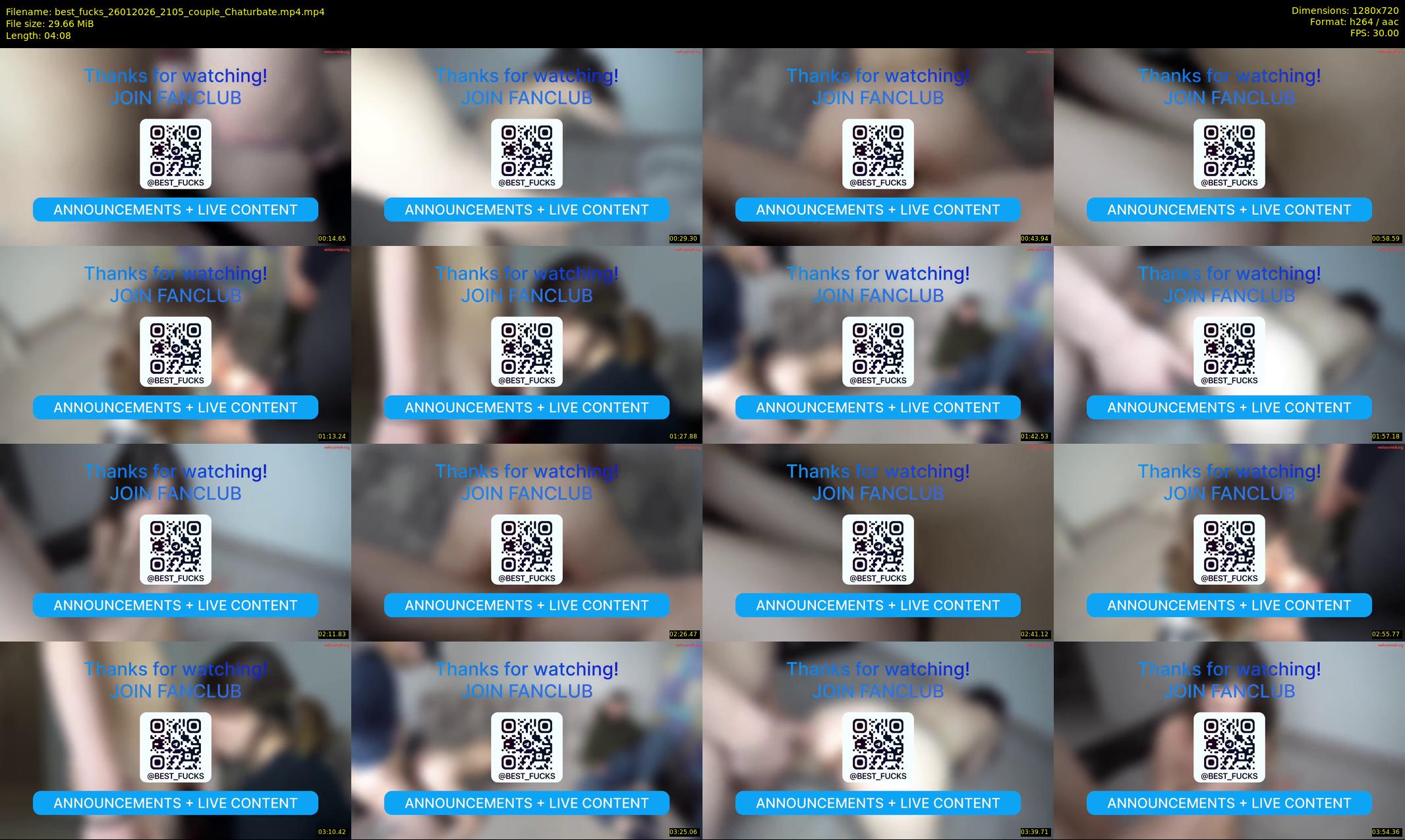 best_fucks — 5 minute Chaturbate couple cam show recording, 720p, Jan 26, 2026