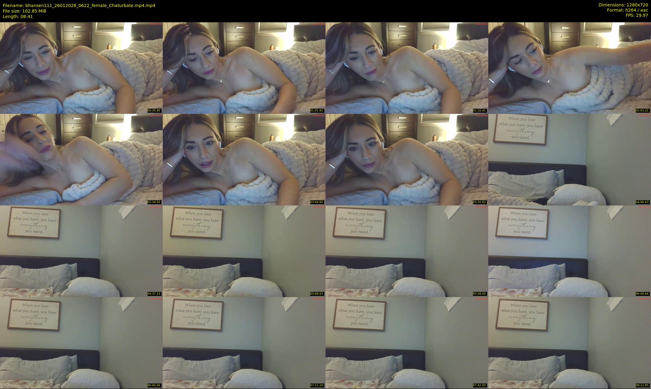 bhansen111 — 9 minute Chaturbate female cam show recording, 720p, Jan 26, 2026