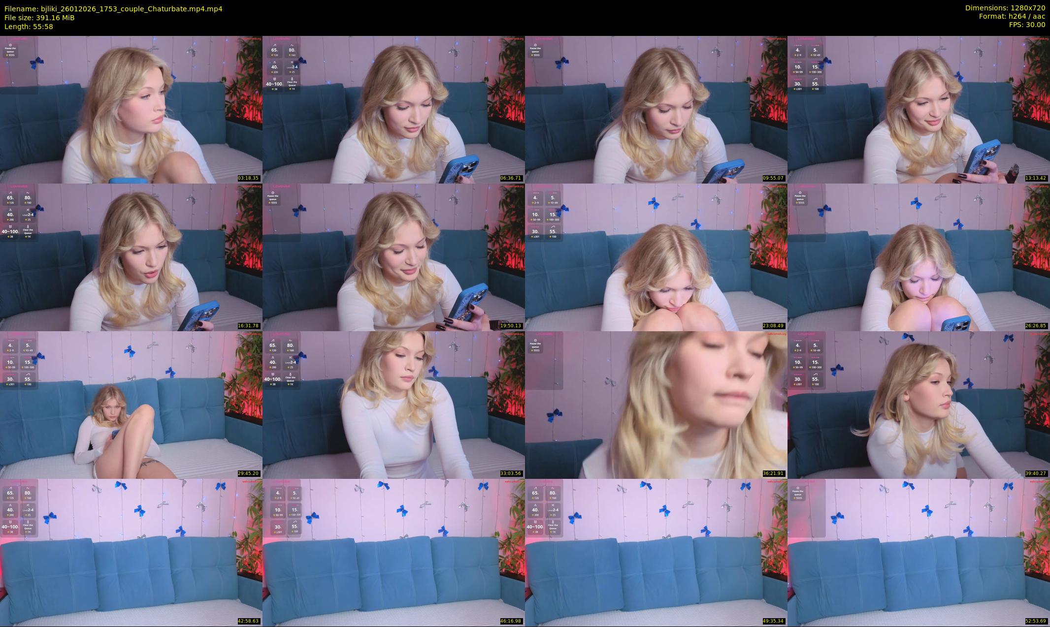 bjliki — 56 minute Chaturbate couple cam show recording, 720p, Jan 26, 2026