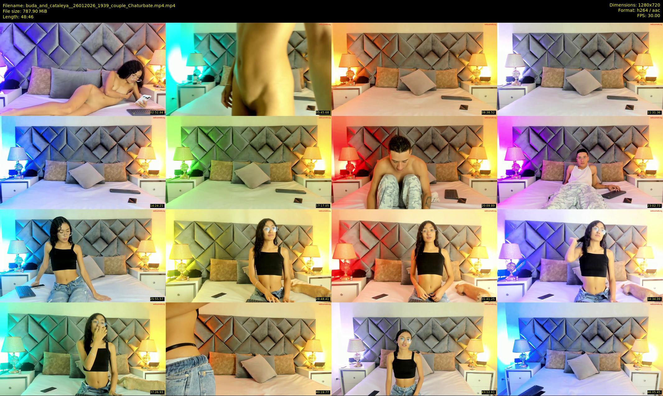 buda_and_cataleya_ — 49 minute Chaturbate couple cam show recording, 720p, Jan 26, 2026