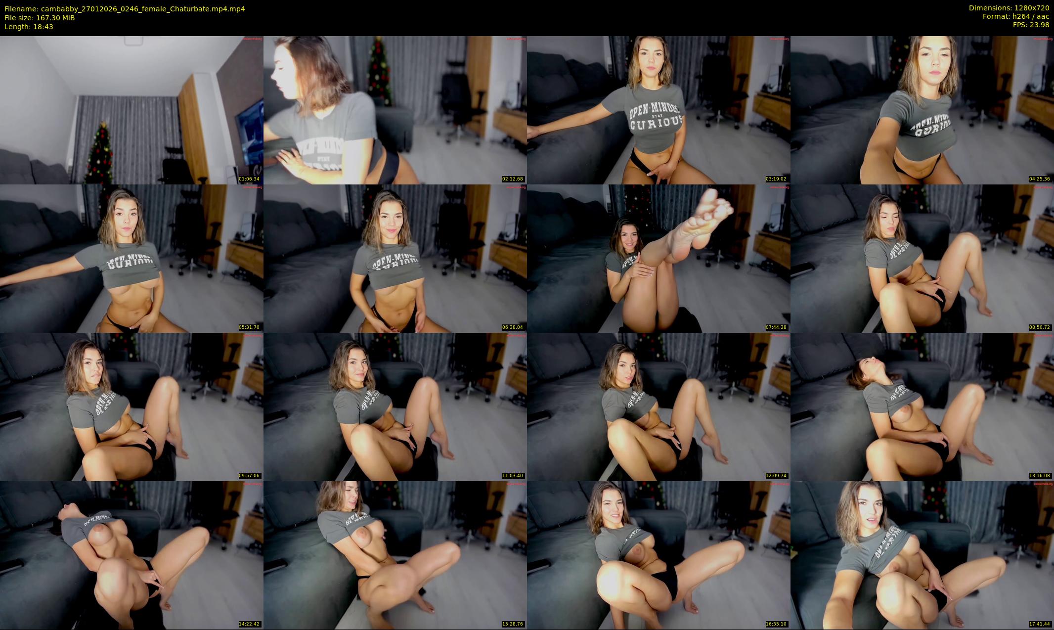 cambabby — 19 minute Chaturbate female cam show recording, 720p, Jan 27, 2026